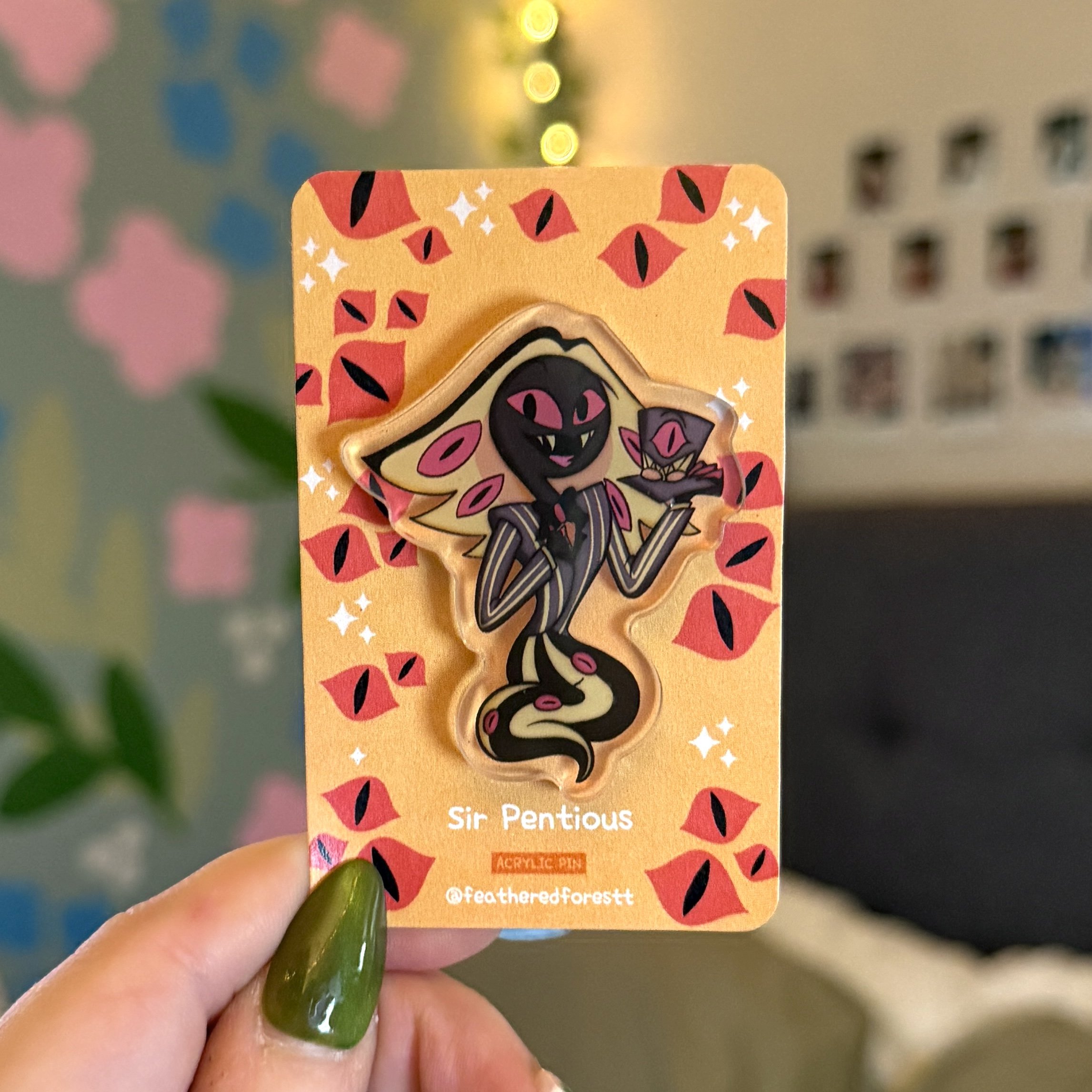 Pentious Acrylic Pin