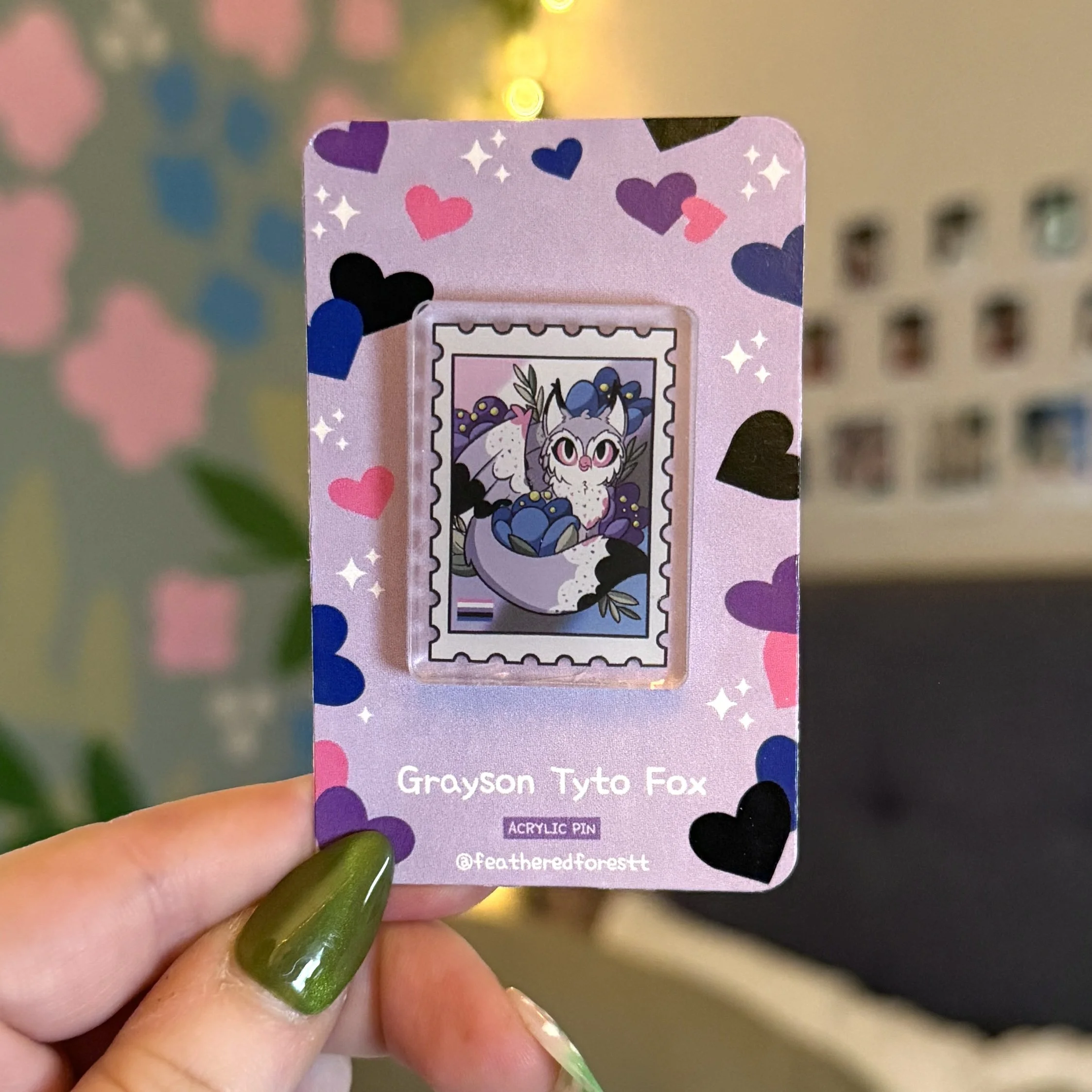 Tyto Fox Pride Pins