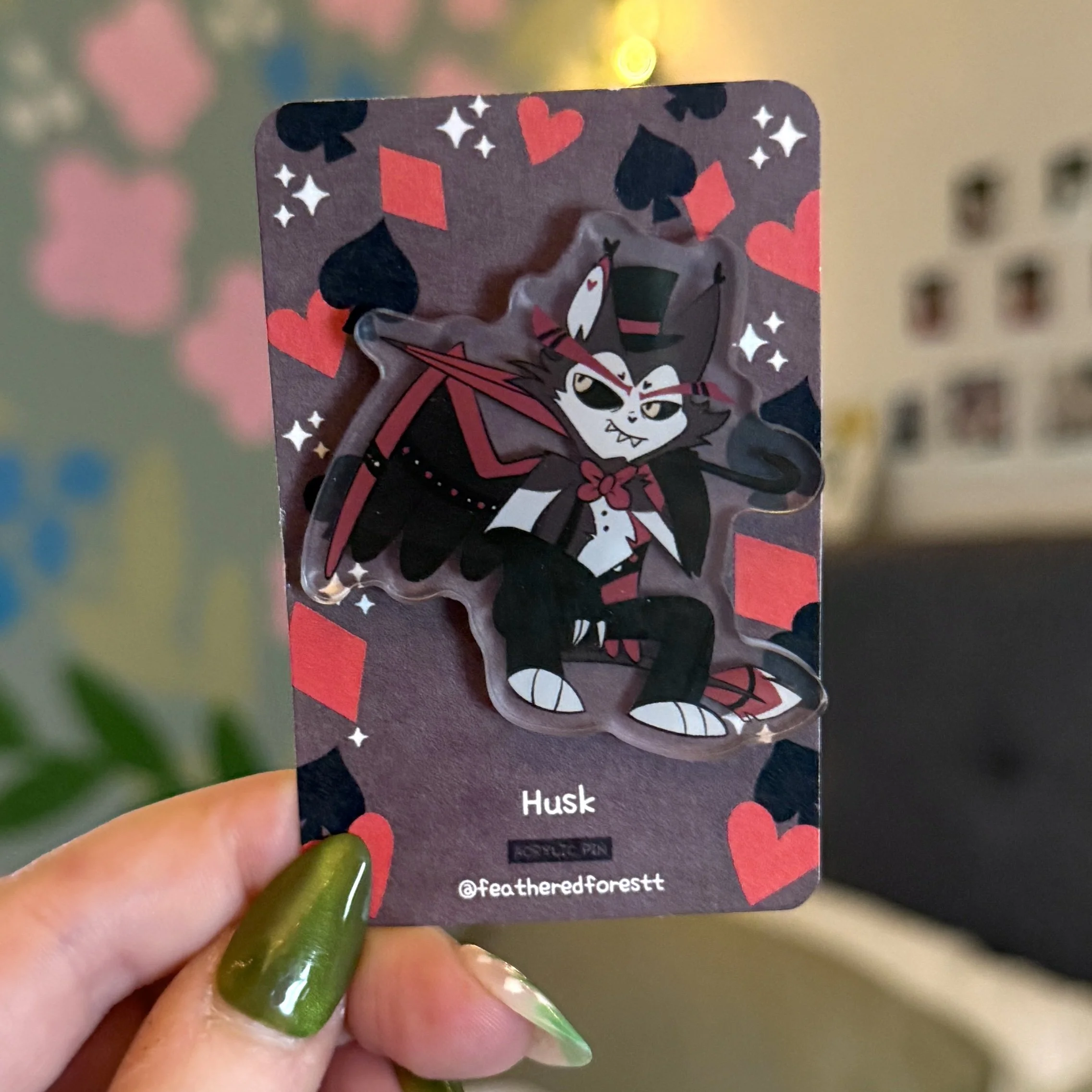 Husk Acrylic Pin