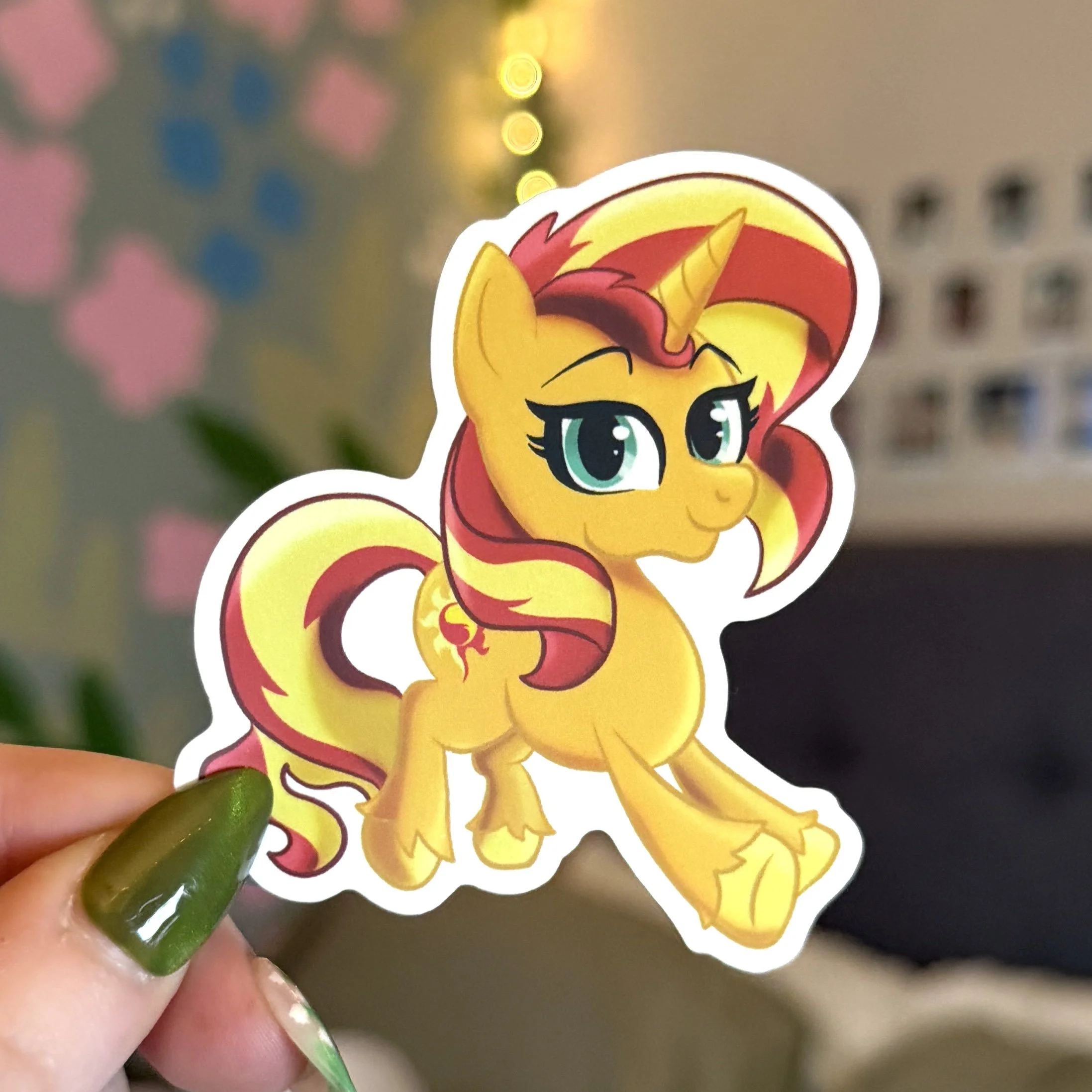 Sunny Goth Pony Sticker