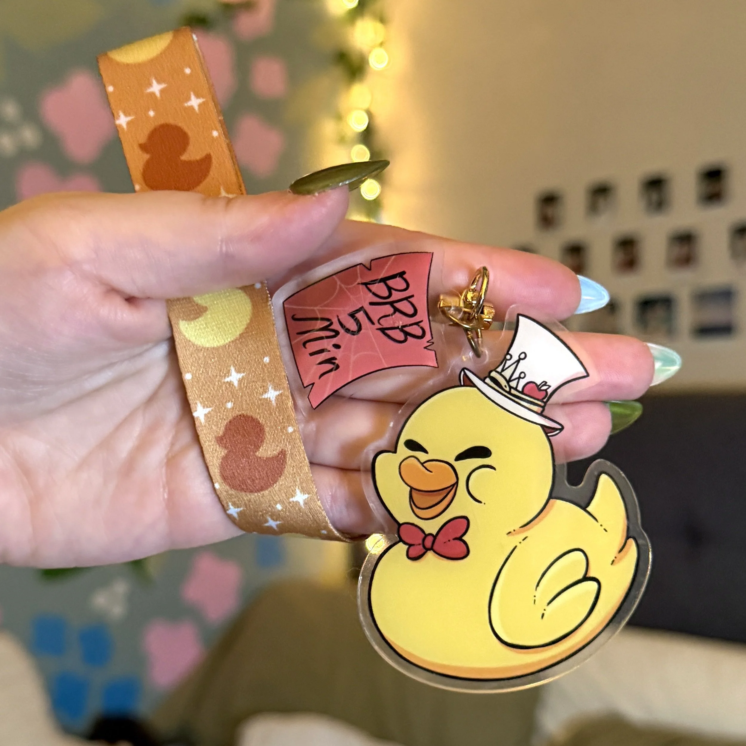 Depression Duck Wristlet & Charm Duo