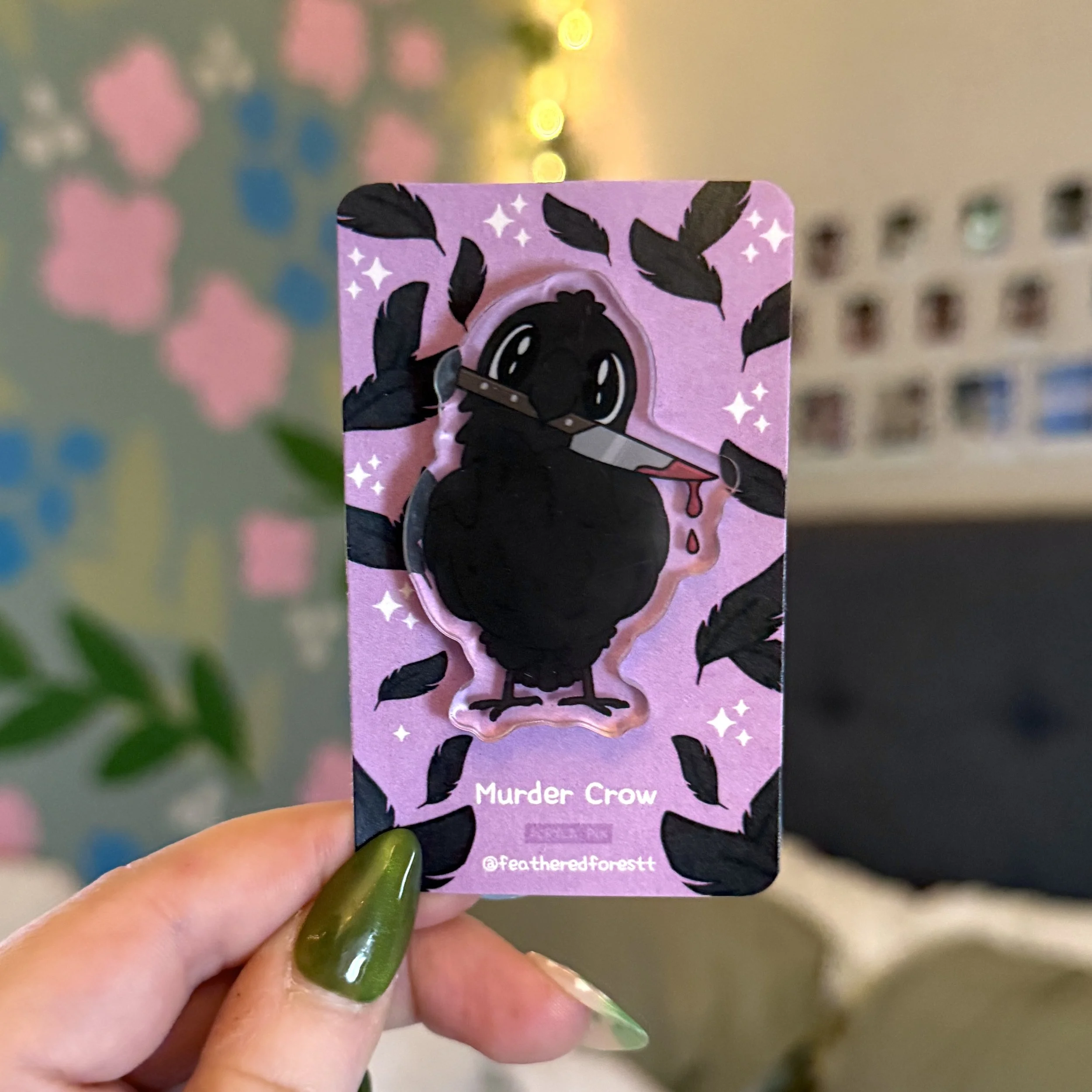 Murder Crow Pin