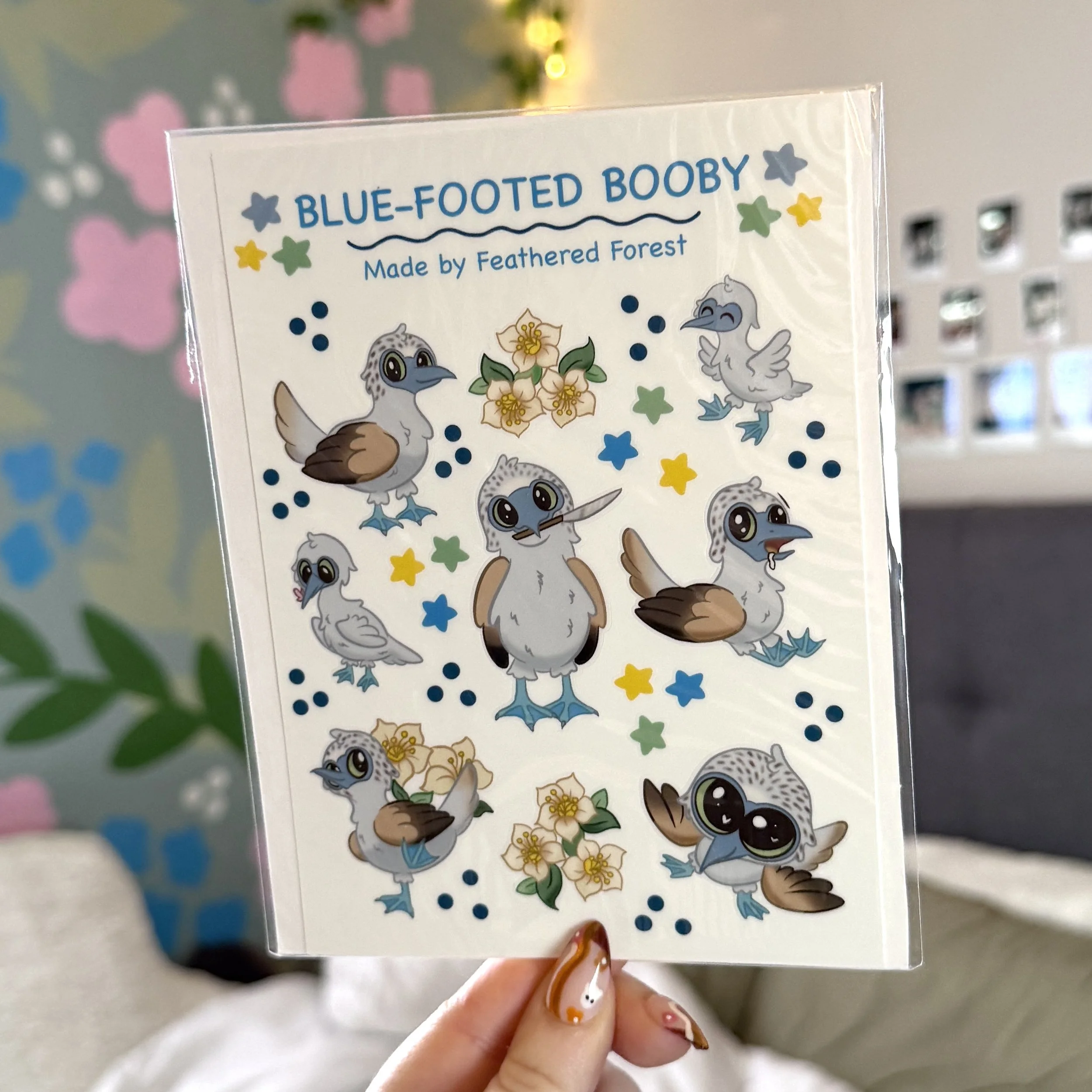 Blue Footed Booby Sticker Sheet