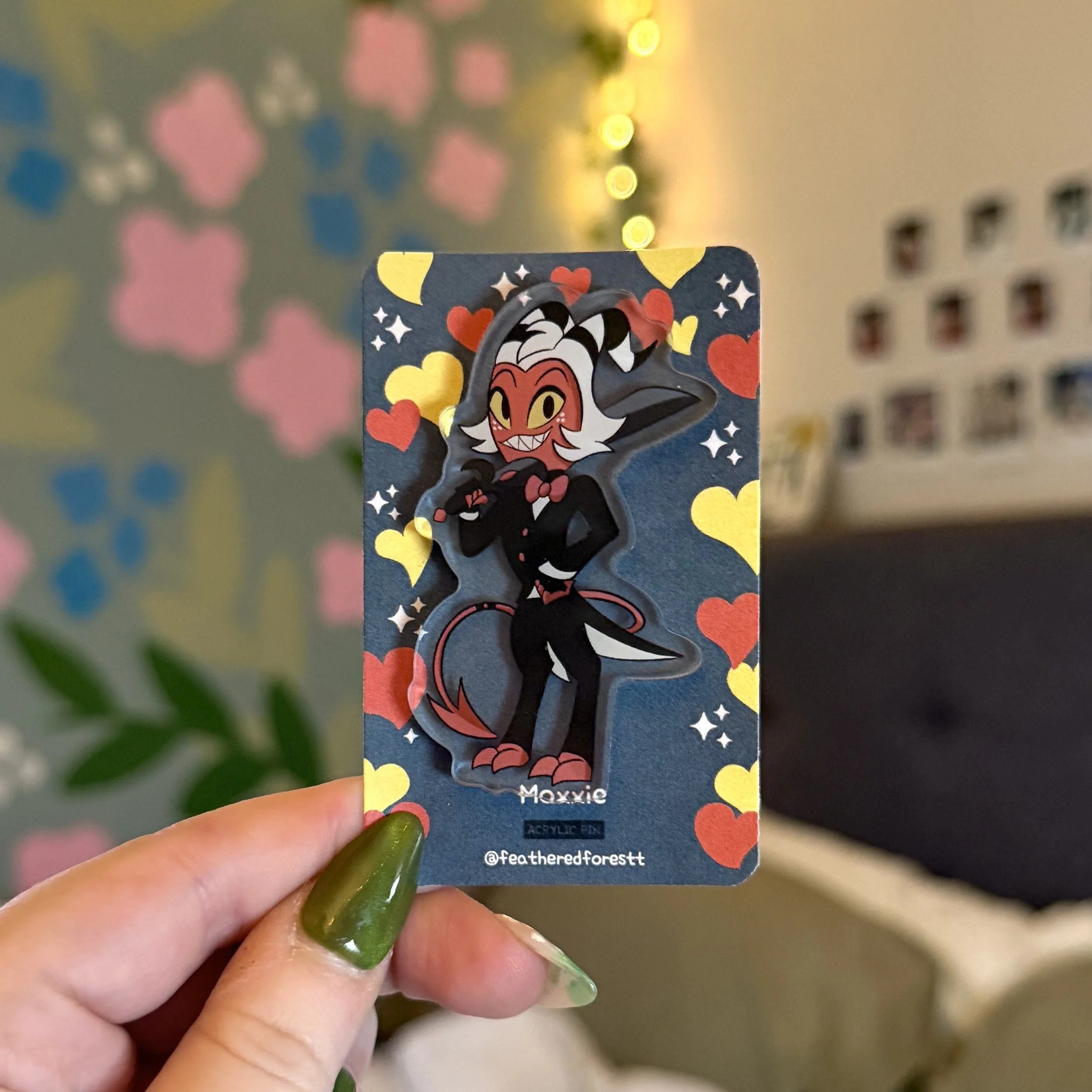Moxxie Acrylic Pin