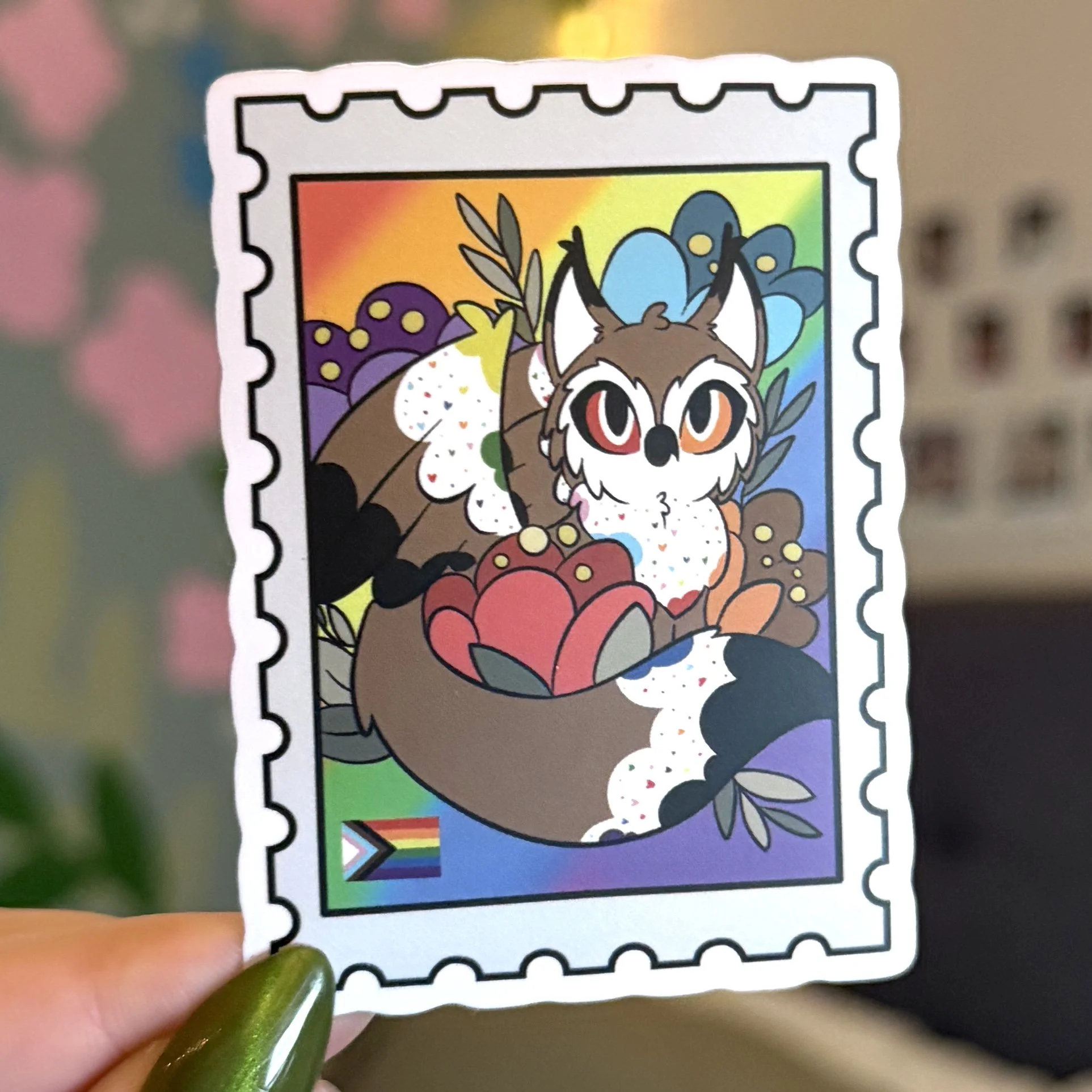 Tyto Fox Pride Stickers