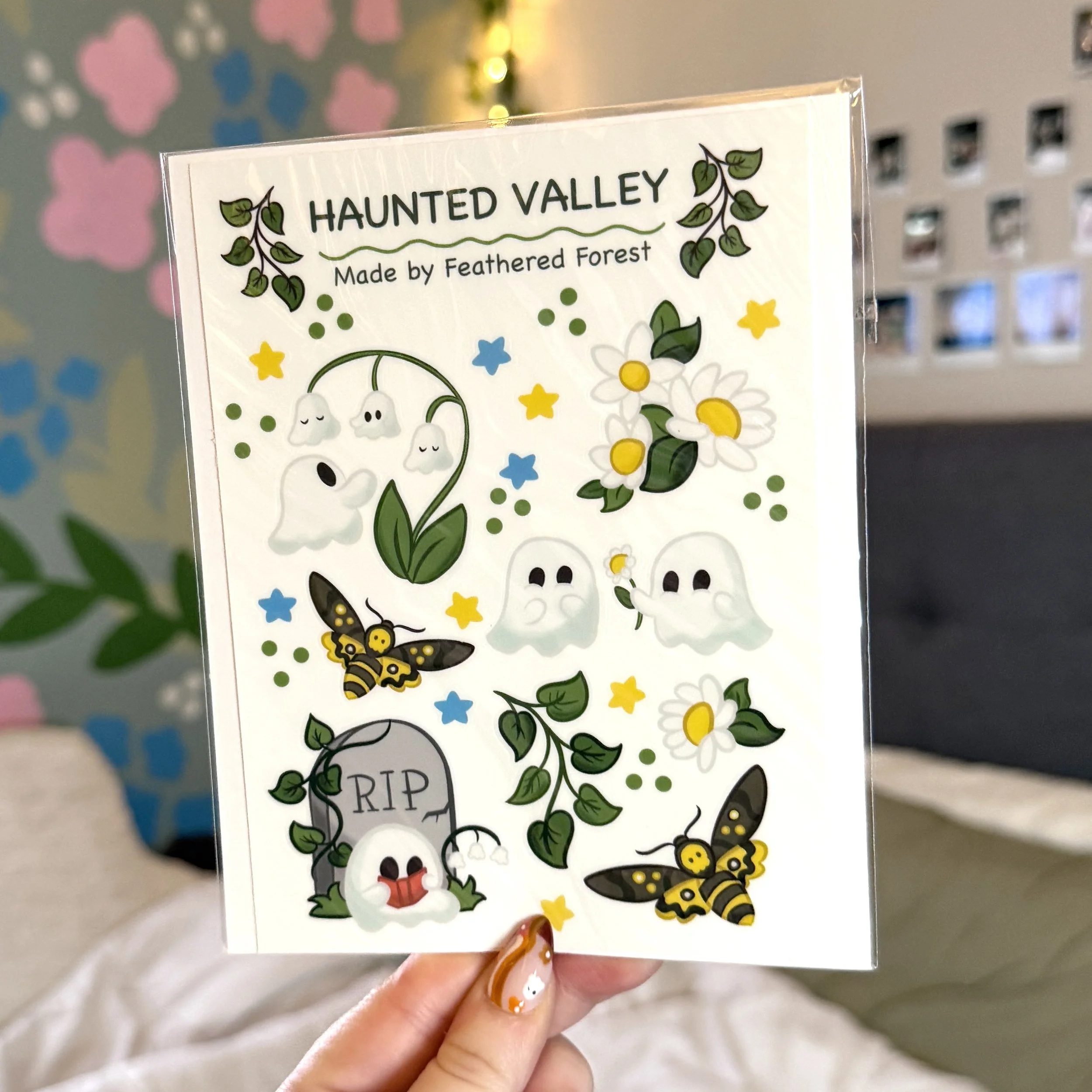 Haunted Valley Sticker Sheet