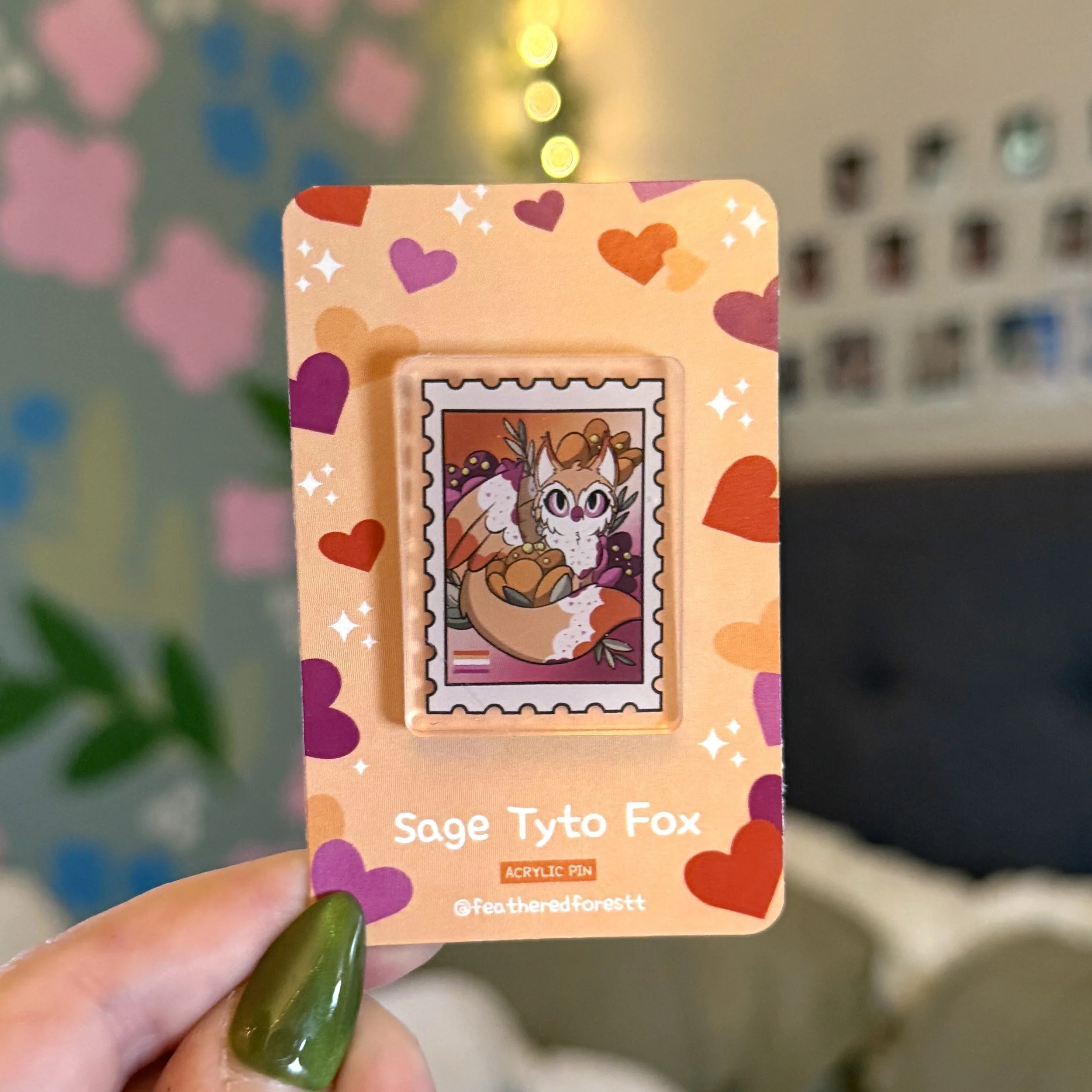 Tyto Fox Pride Pins
