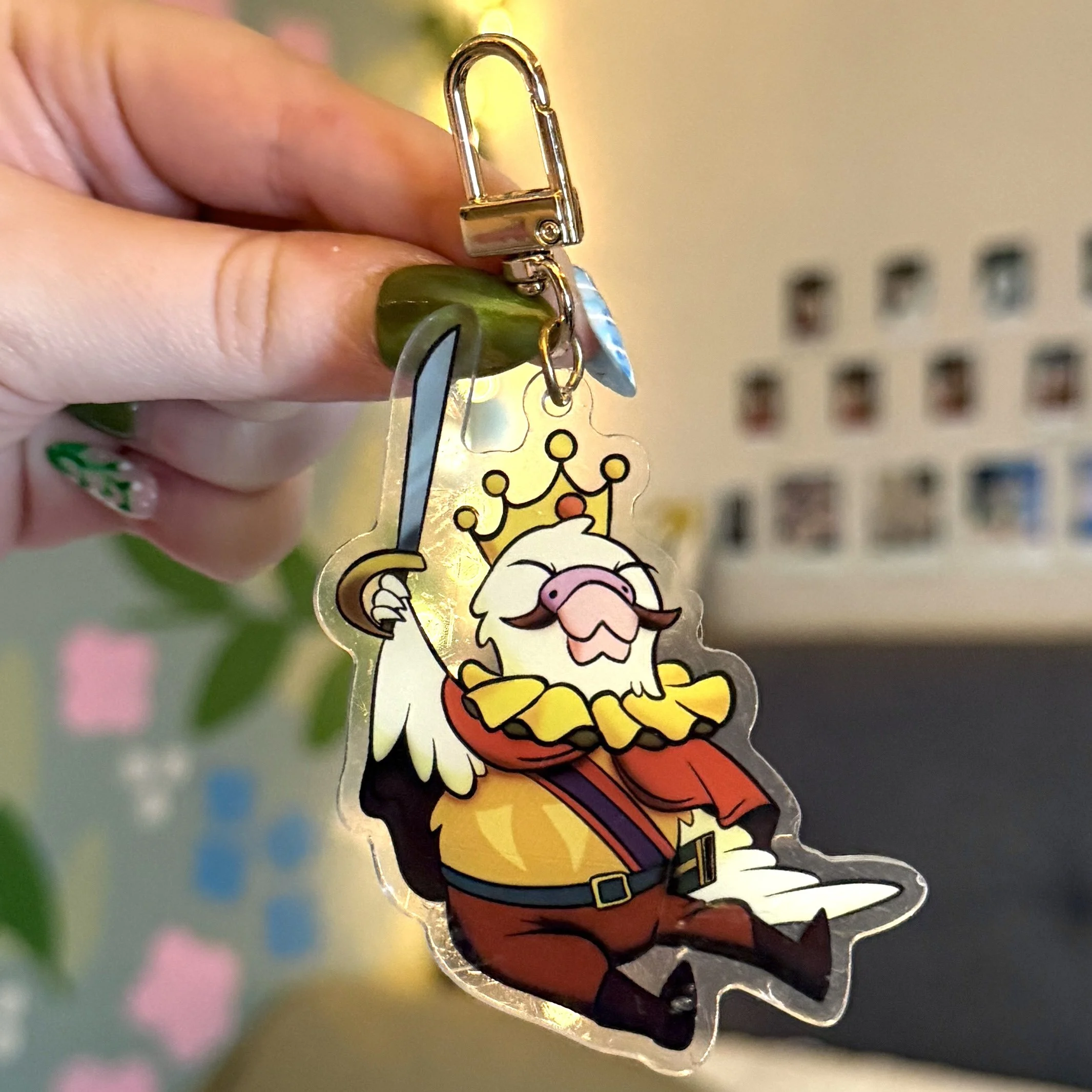 Parakeet Ruler Charm
