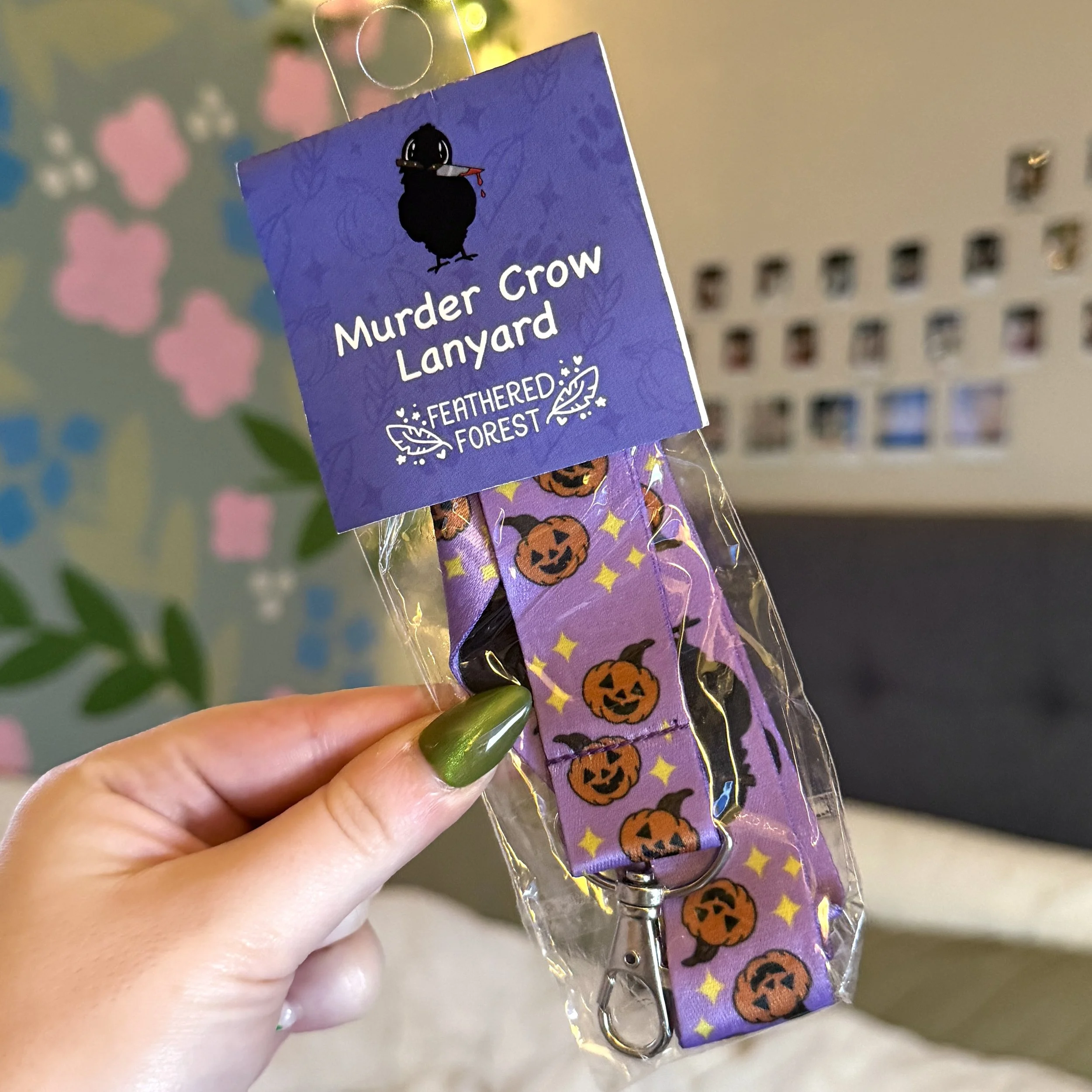 Murder Crow Lanyard