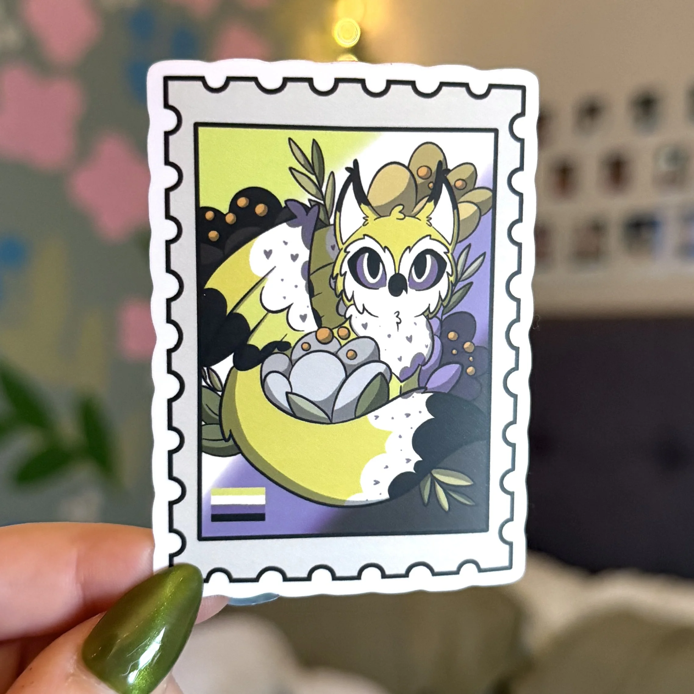Tyto Fox Pride Stickers