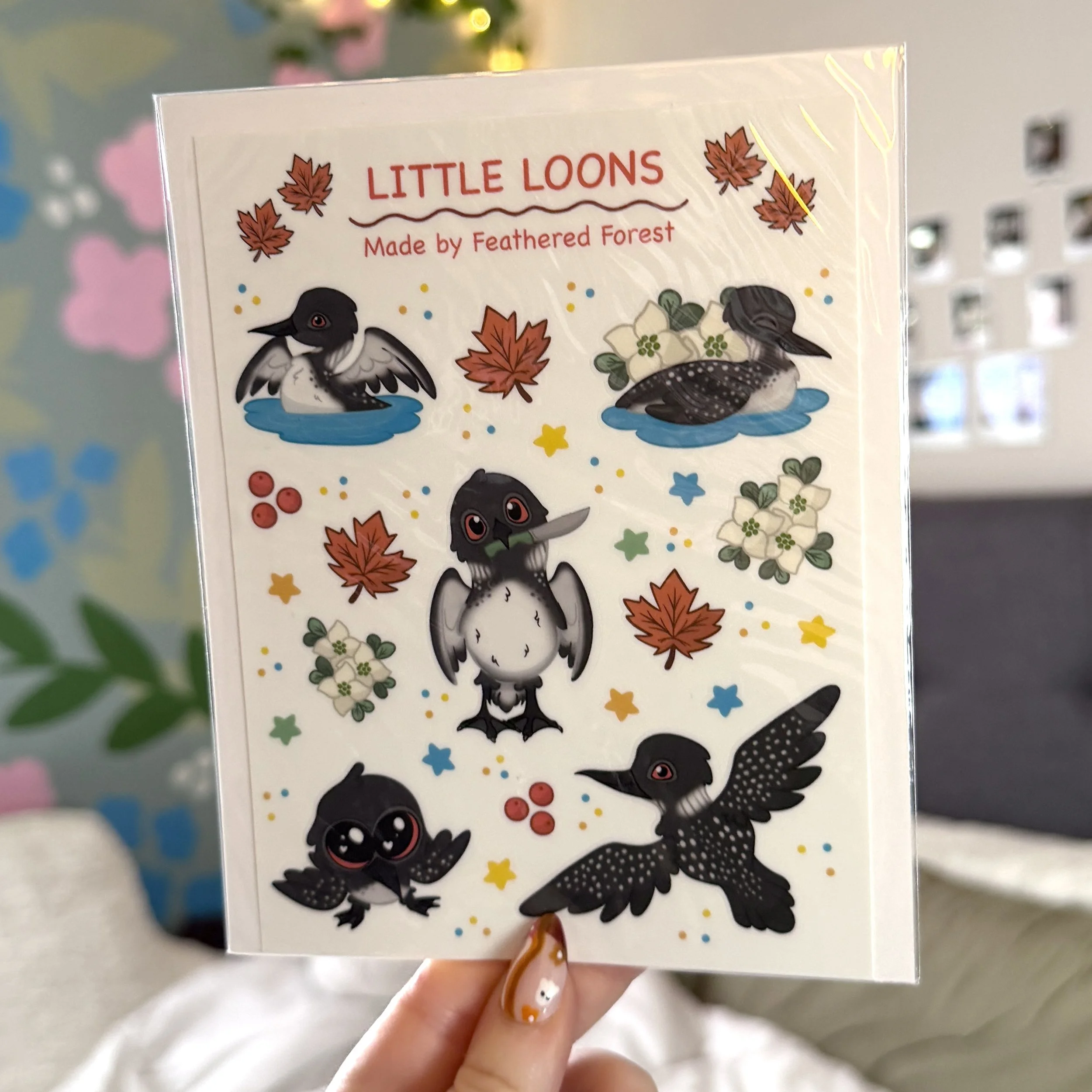Little Loon Sticker Sheet