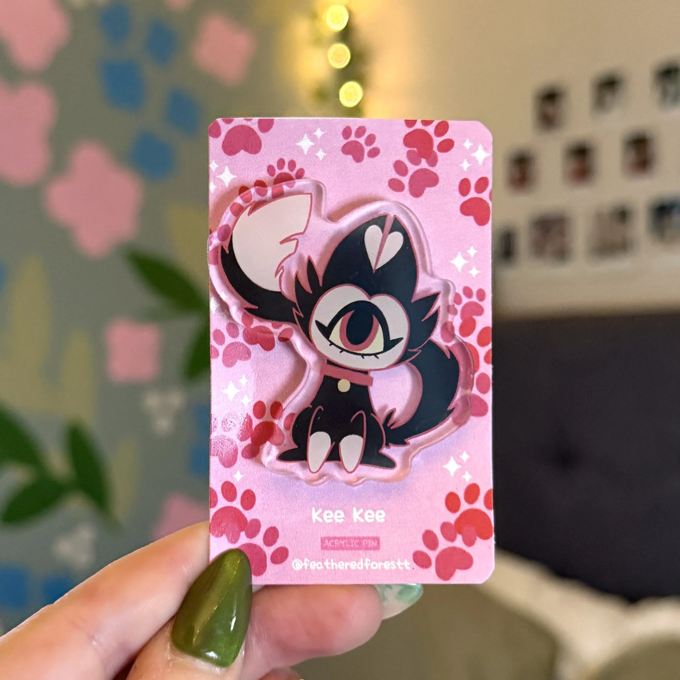 Kee Kee Acrylic Pin