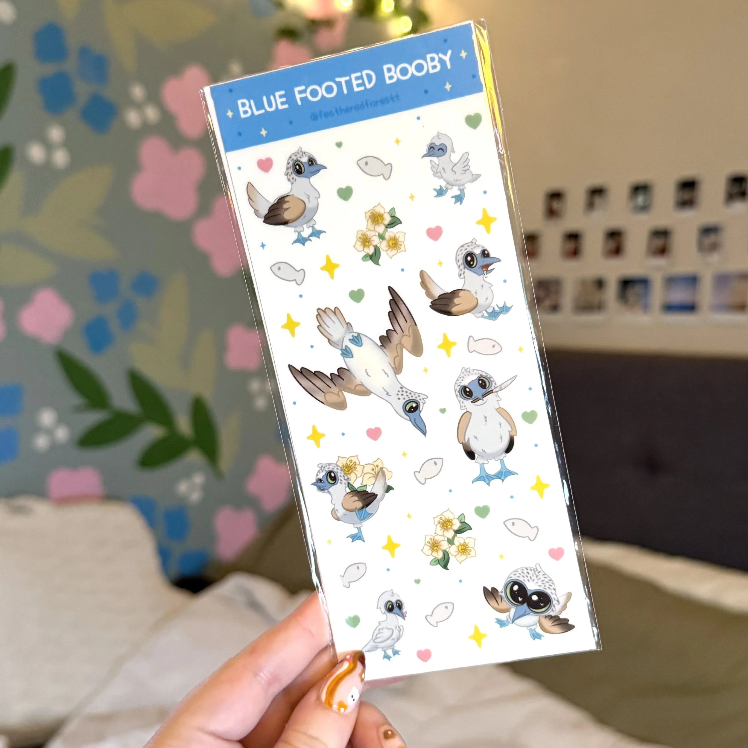 Blue Footed Booby Sticker Sheet