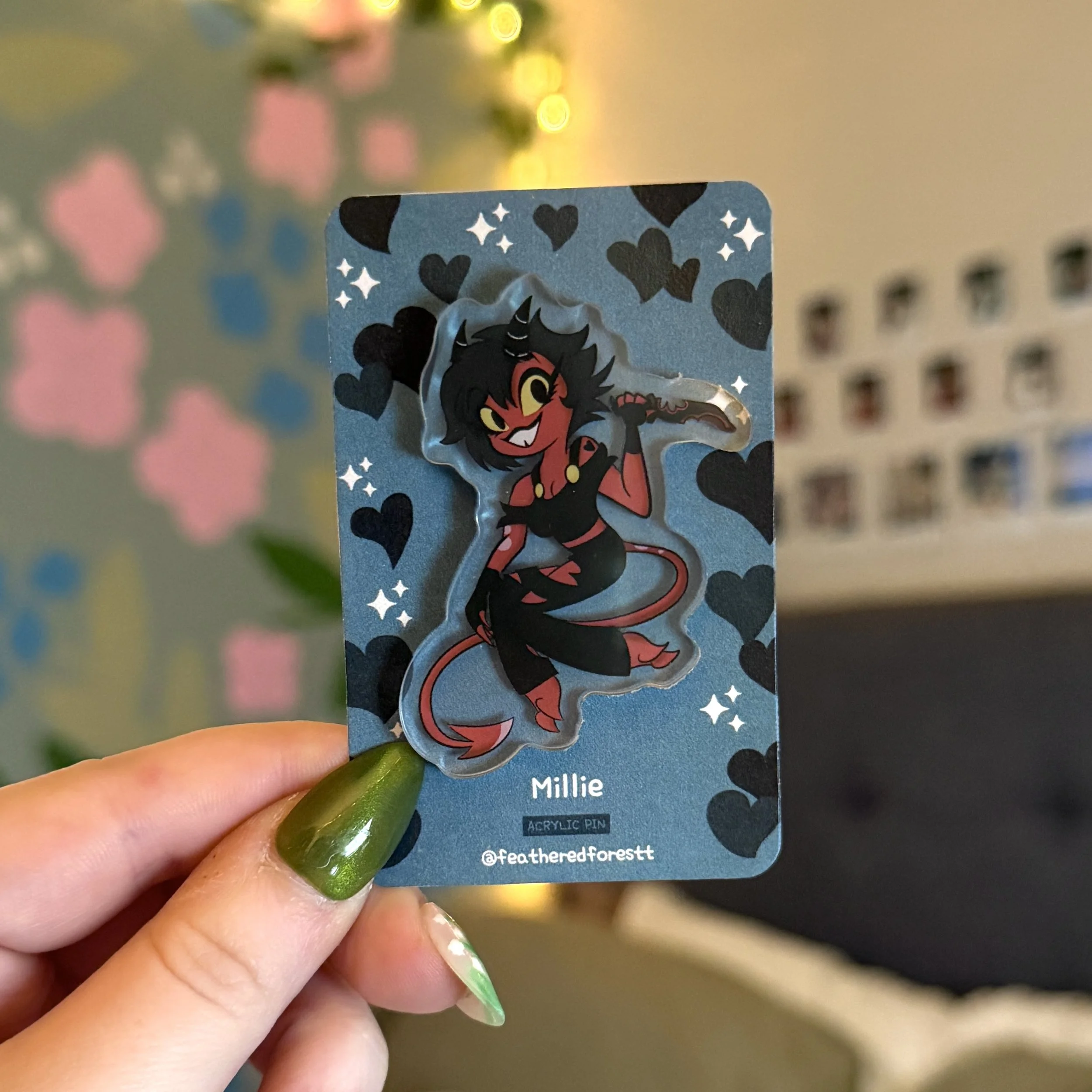 Millie Acrylic Pin