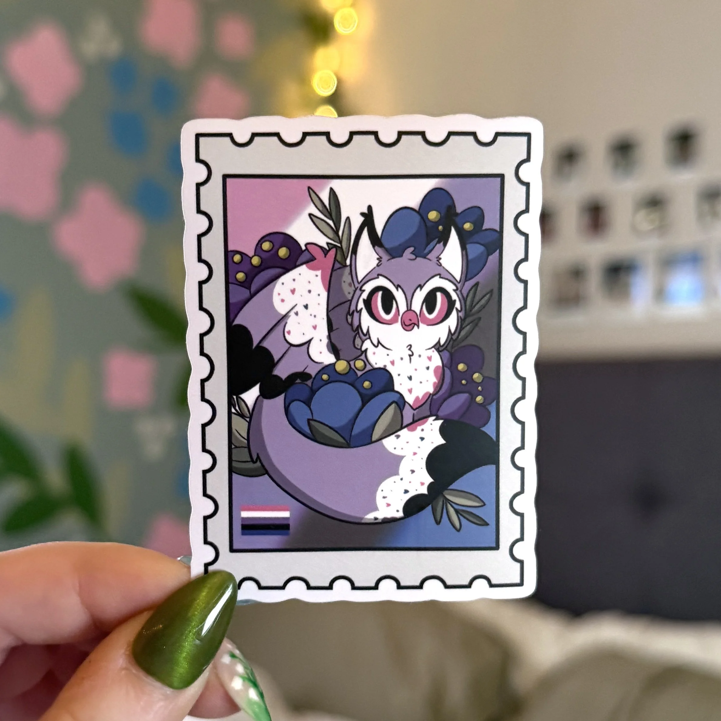Tyto Fox Pride Stickers