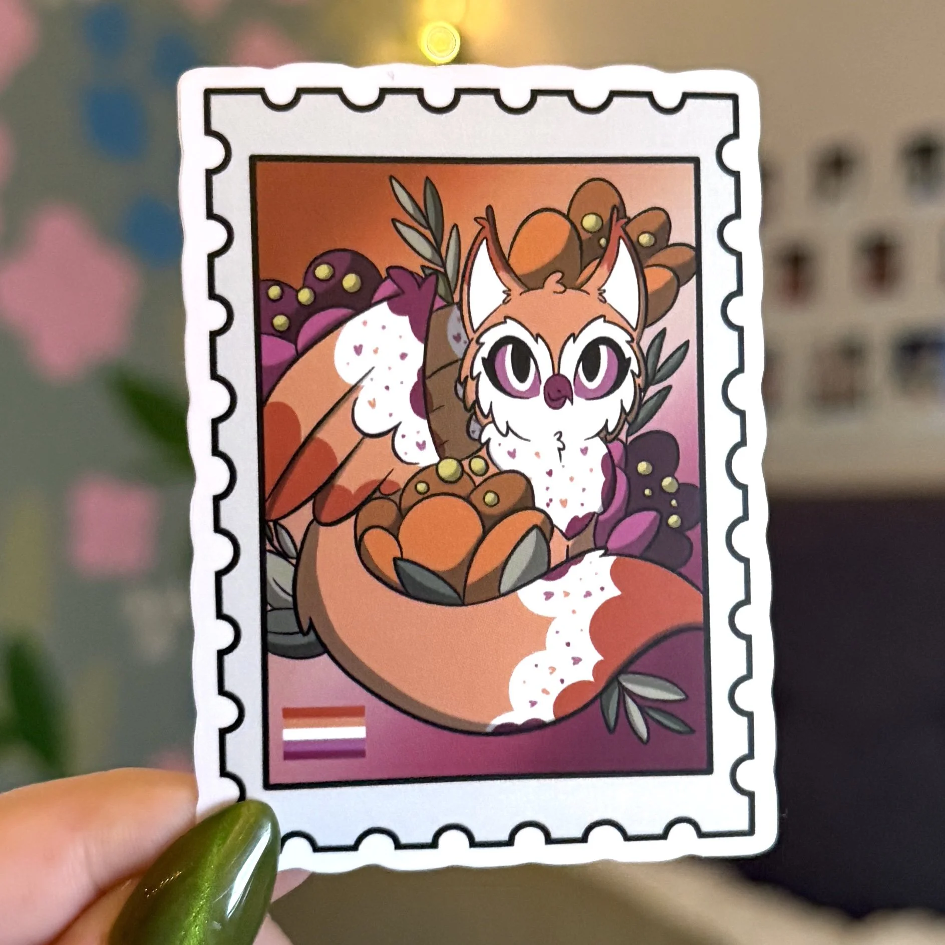 Tyto Fox Pride Stickers