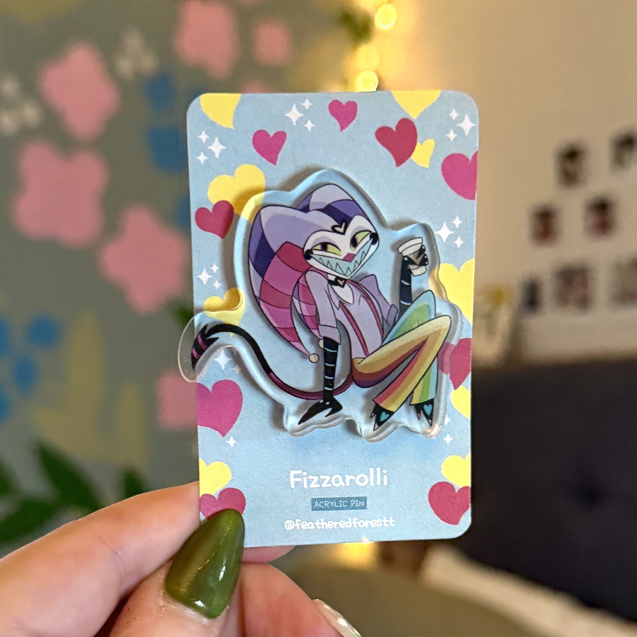 Fizzarolli Acrylic Pin