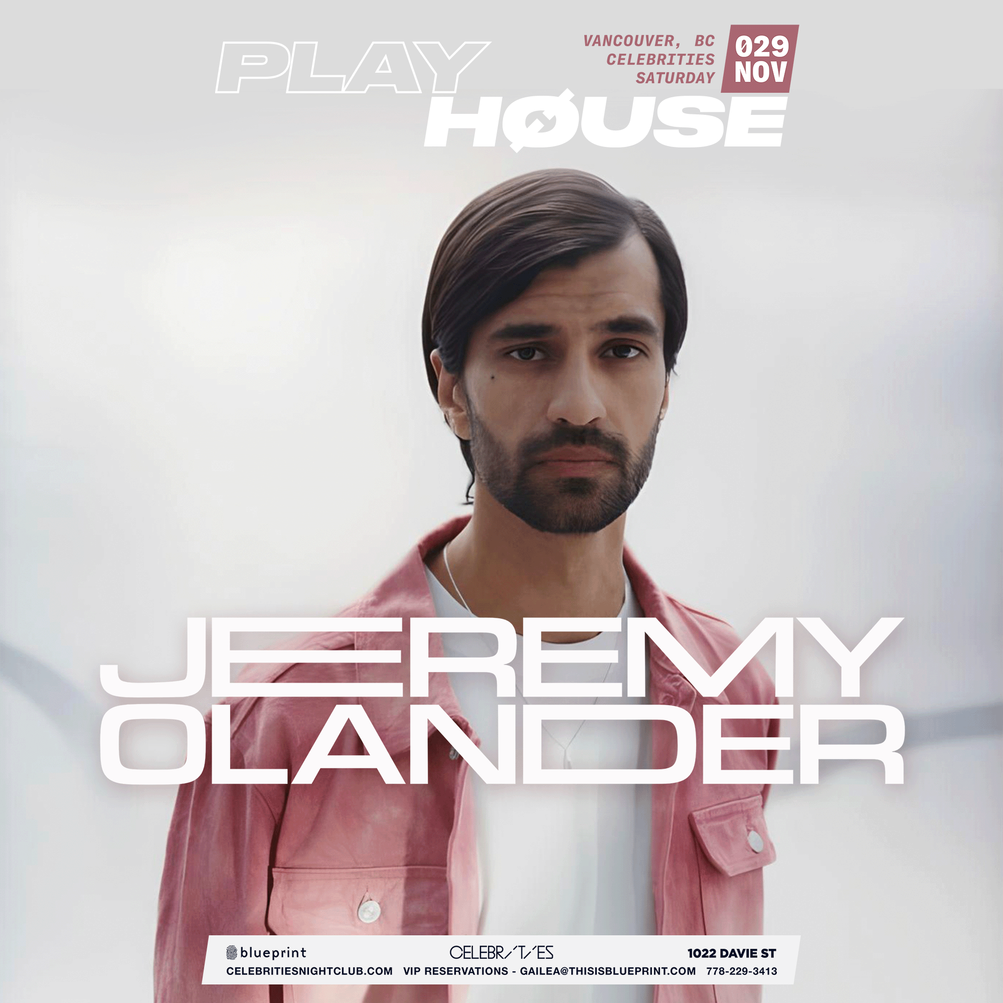 PLAYHOUSE Pres. JEREMY OLANDER