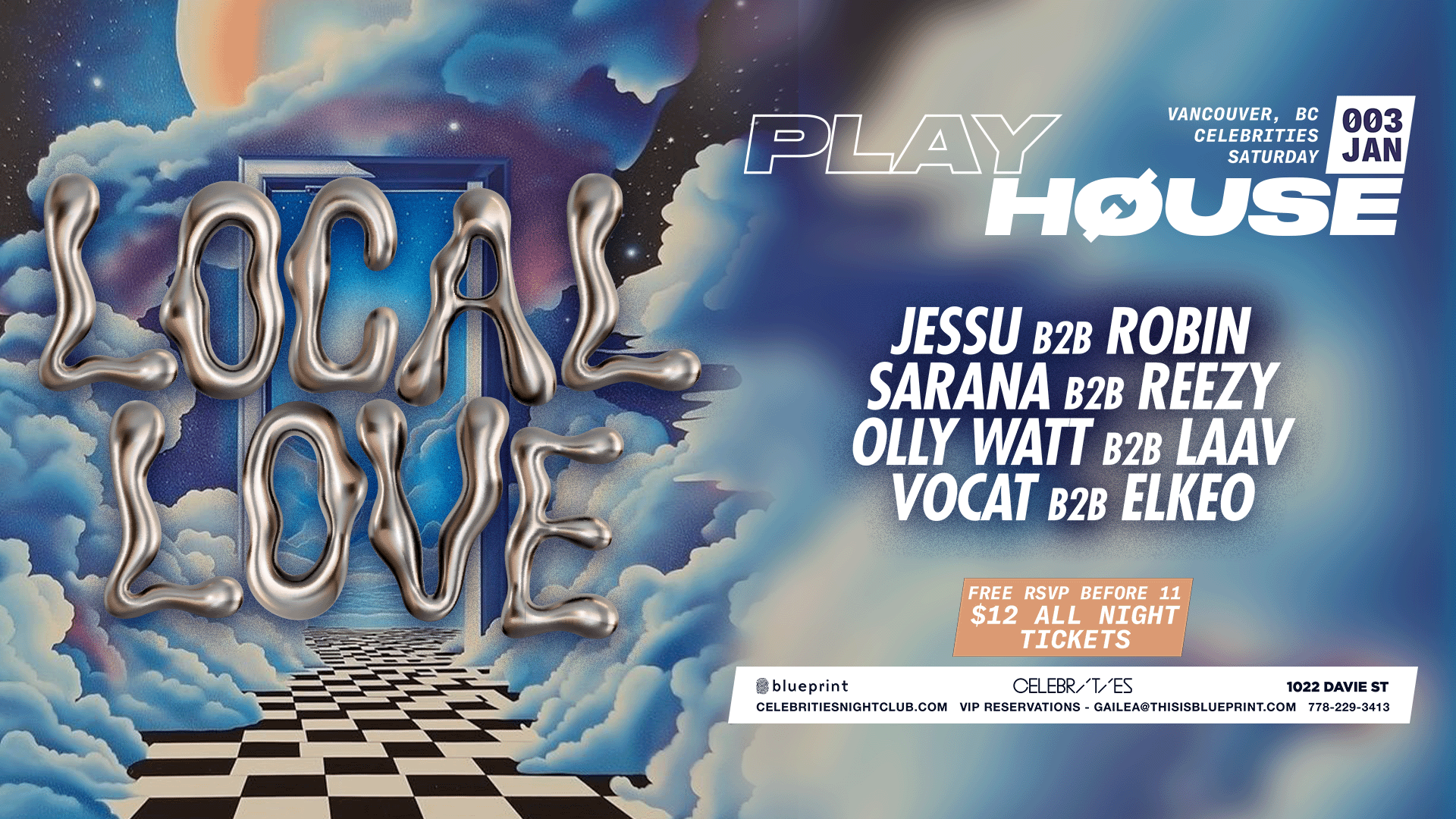 Playhouse pres. LOCAL LOVE 