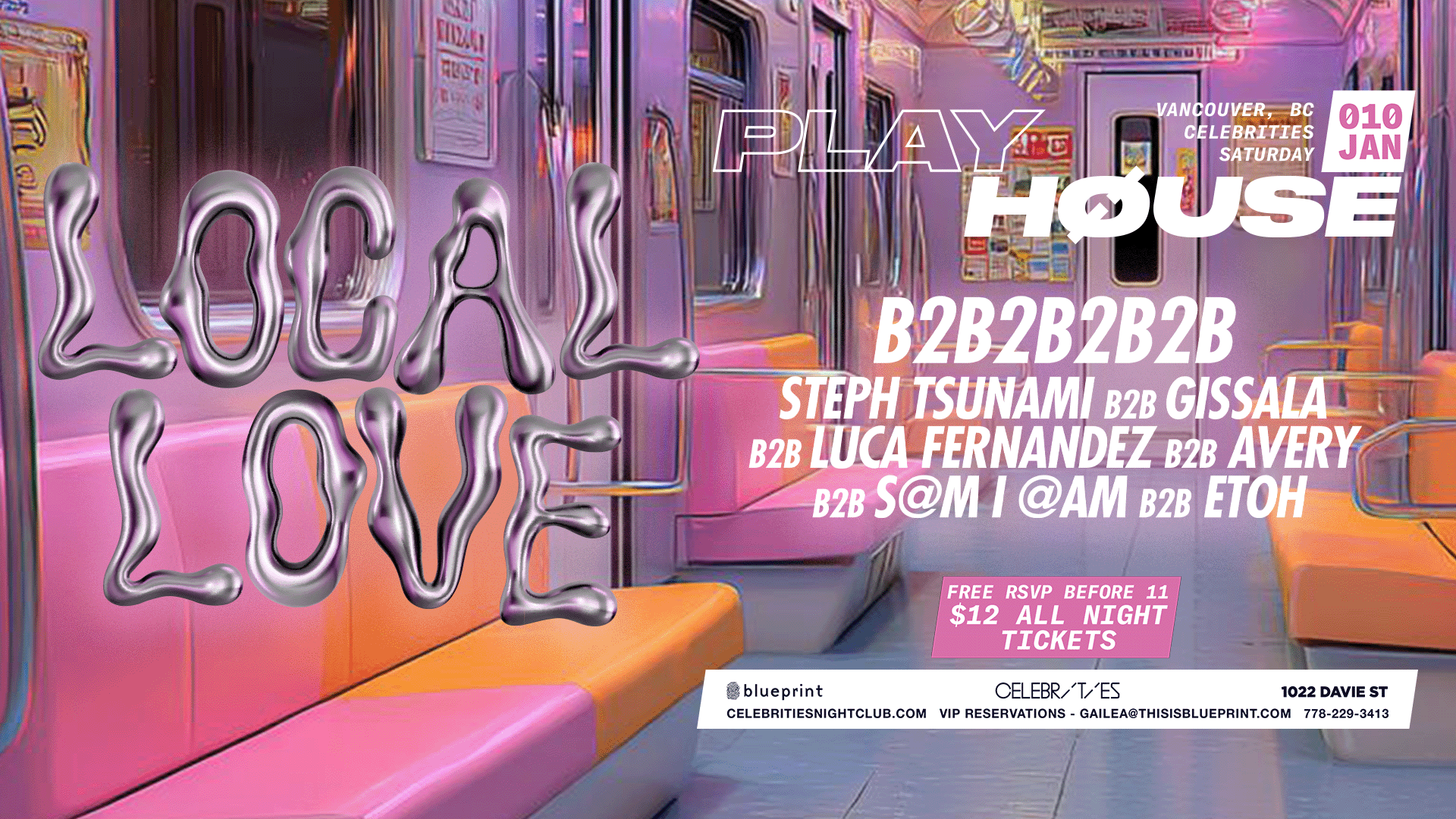 Playhouse pres. LOCAL LOVE - QUEER CODED TAKEOVER