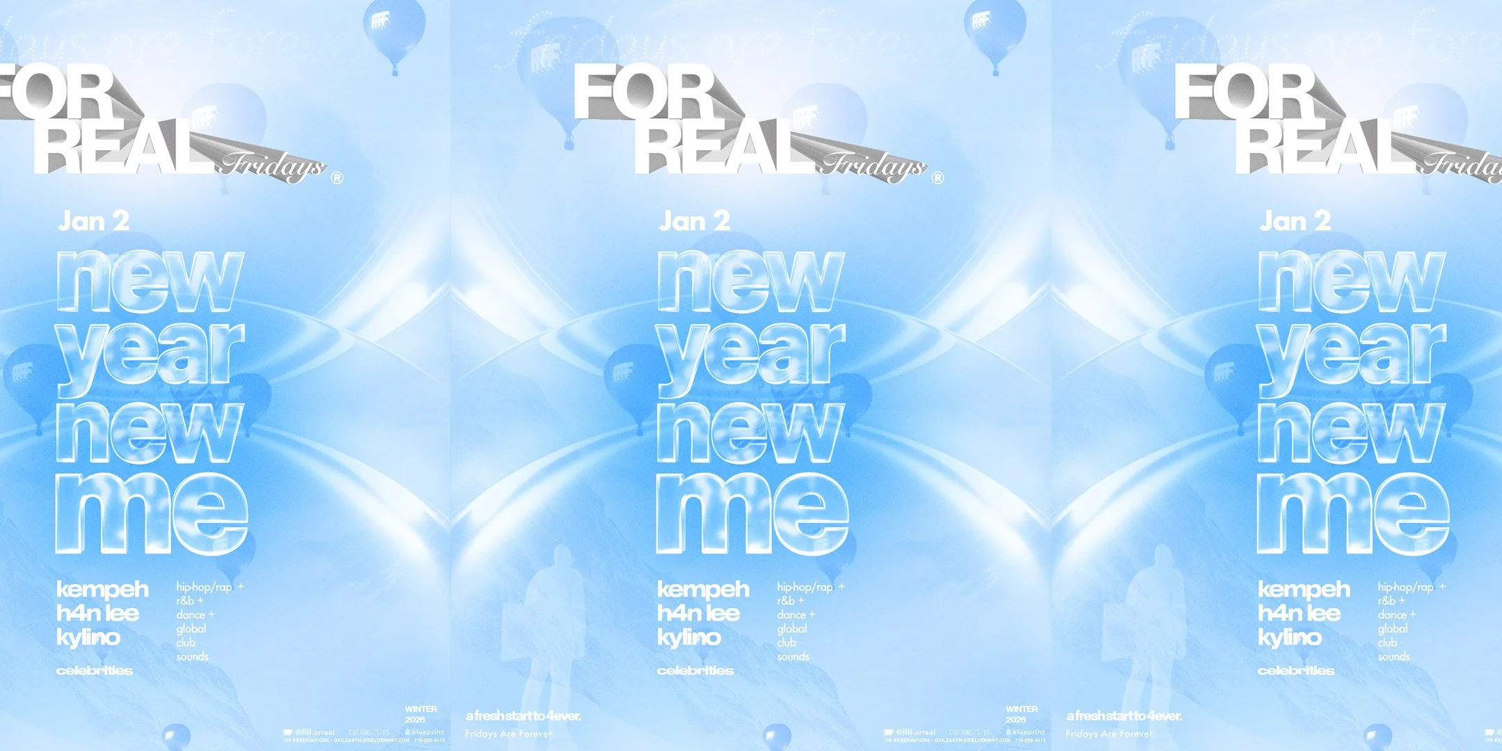 FOR REAL FRIDAYS pres - NEW YEAR NEW ME