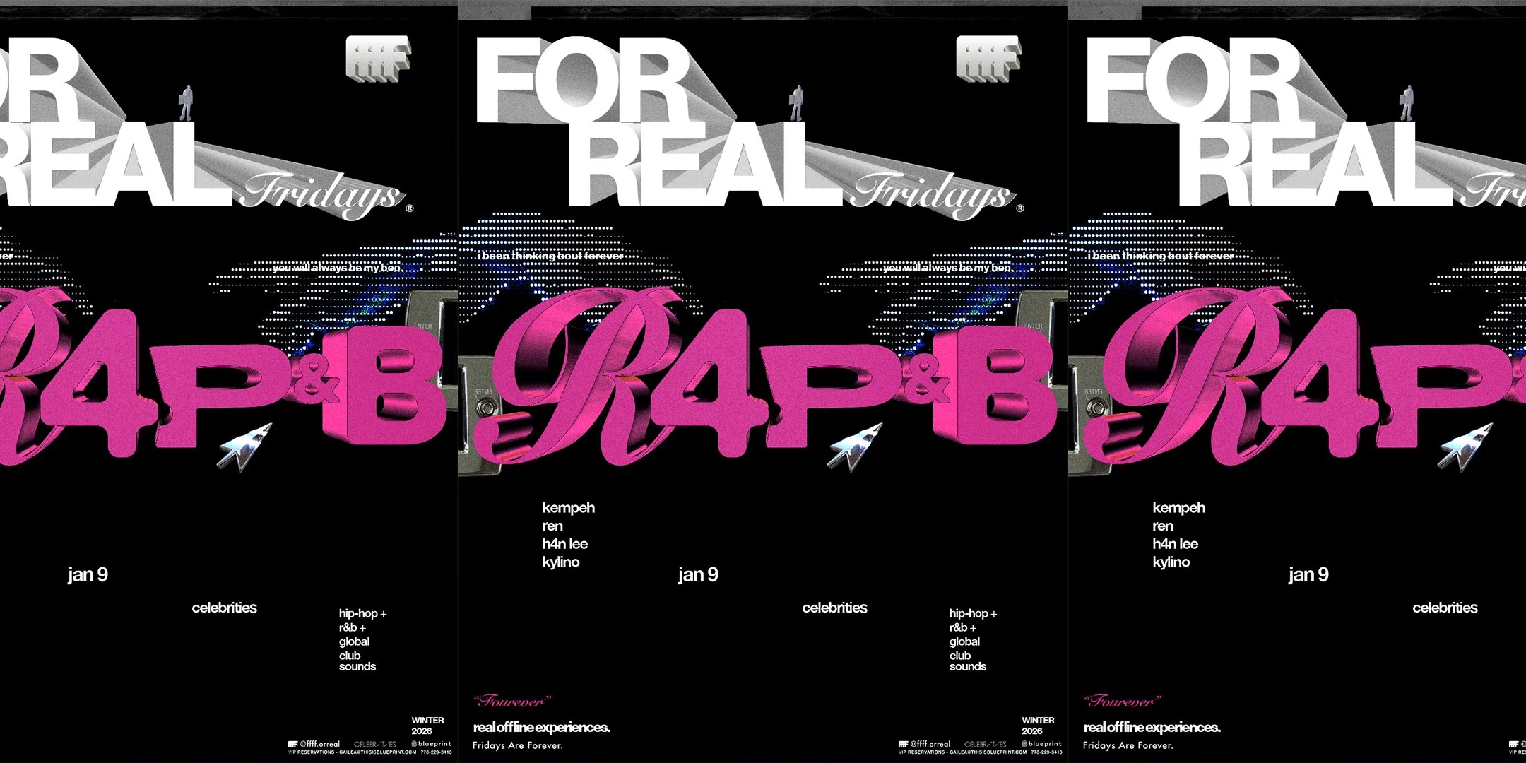 FOR REAL FRIDAYS pres - R4P&amp;B