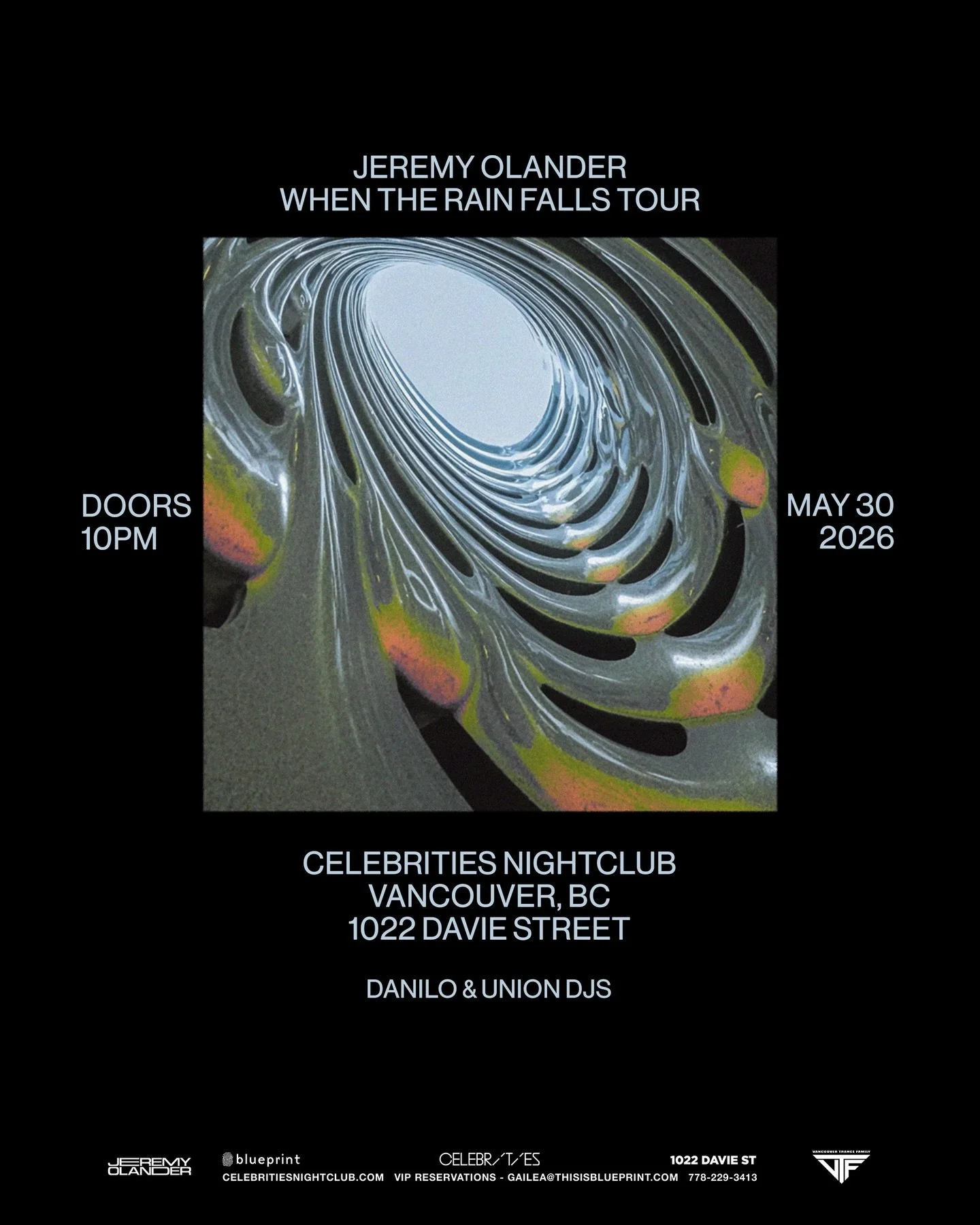 ALBUM + TOUR ANNOUNCEMENT 🗣️ @jeremyolander announces his new album 𝘞𝘏𝘌𝘕 𝘛𝘏𝘌 𝘙𝘈𝘐𝘕 𝘍𝘈𝘓𝘓𝘚 and hits the road. Vancouver gets a stop at @celebrities_van on May 30. 🤝 With support from @djdanilosound &amp; @uniondjscanada. 

👉 New singl