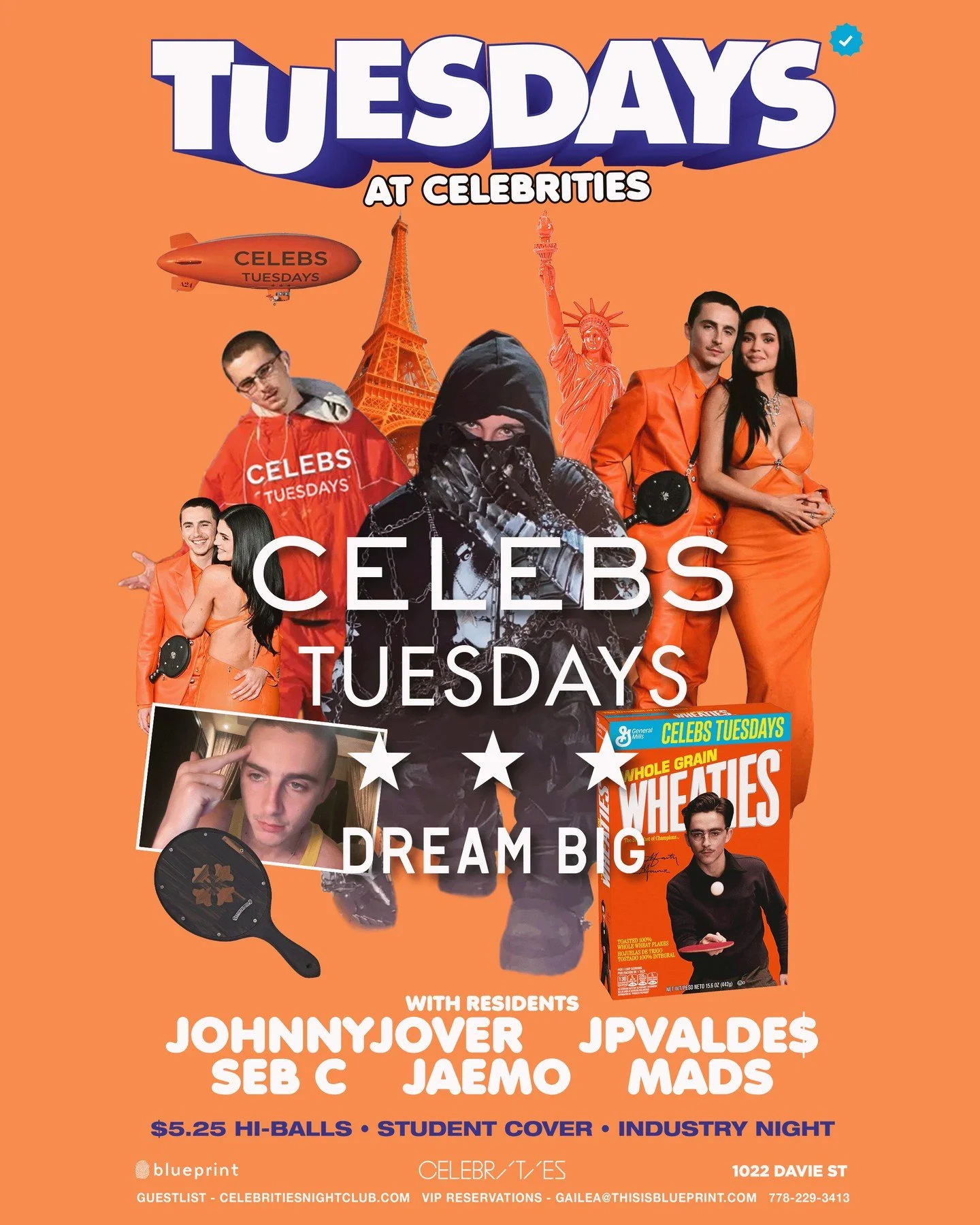 Next Tues WYA?🧐⁠
⁠
Your fav night of the week is coming soon and its never too early to start planning with the fam👀⁠
⁠
FREE before 11 guestlist, $5.25 Highballs all night and ur fav local DJs @johnnyjover @jpvaldes @jaemomusic @madeleinemeier and 
