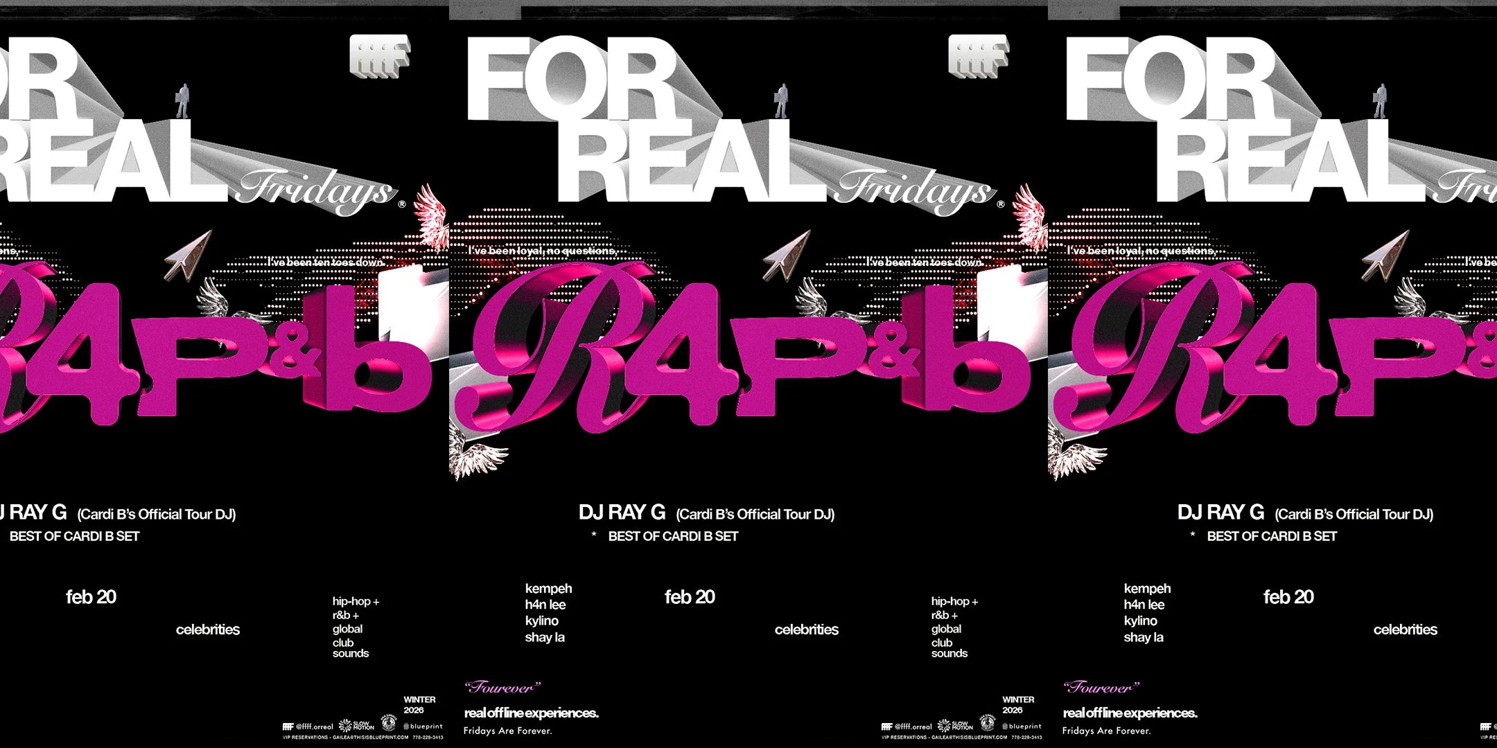FOR REAL FRIDAYS pres - R4P&amp;B ft DJ Ray G
