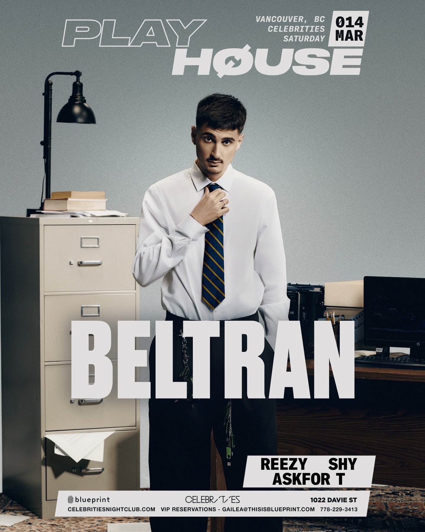 SUPPORT ADDED 🥵 Viral hitmaker @beltran is back in Vancouver in just two weeks time as he takes over #PlayhouseSaturdays at Celebrities, w/ support from @reezyfrey @shayangaeni &amp; @askfor_t_music. Secure your tickets via the link in bio 🔗