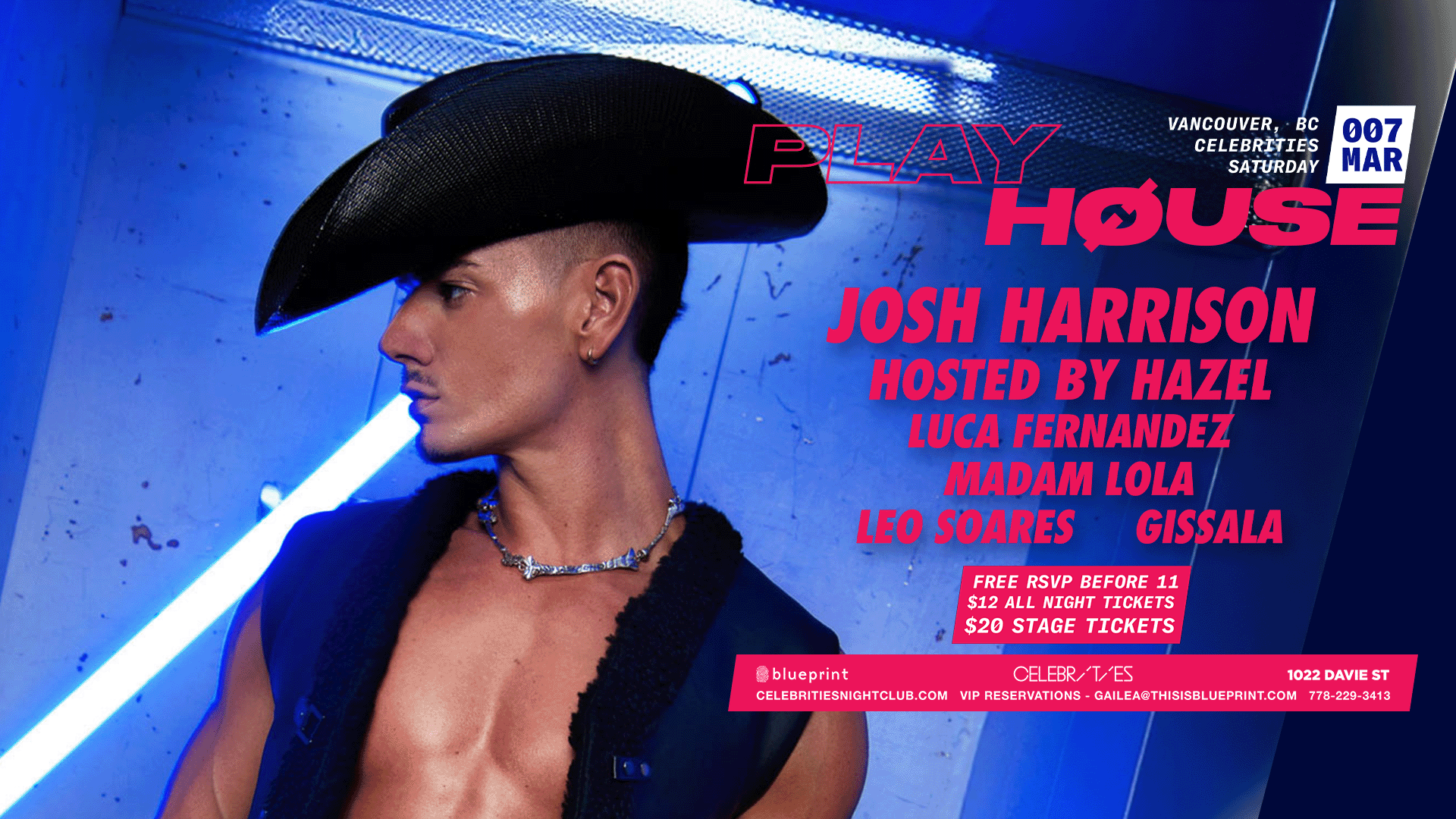 PLAYHOUSE pres. JOSH HARRISON