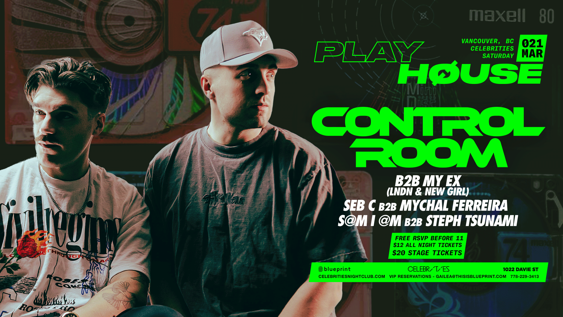 PLAYHOUSE pres. CONTROL ROOM