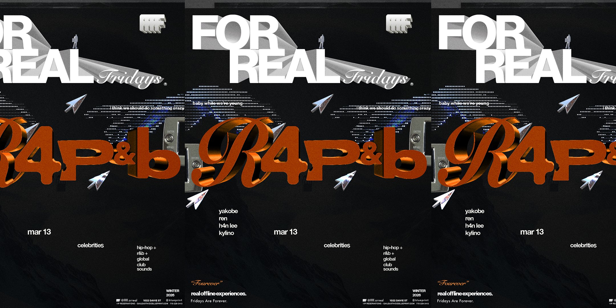 FOR REAL FRIDAYS pres - R4P&amp;B 