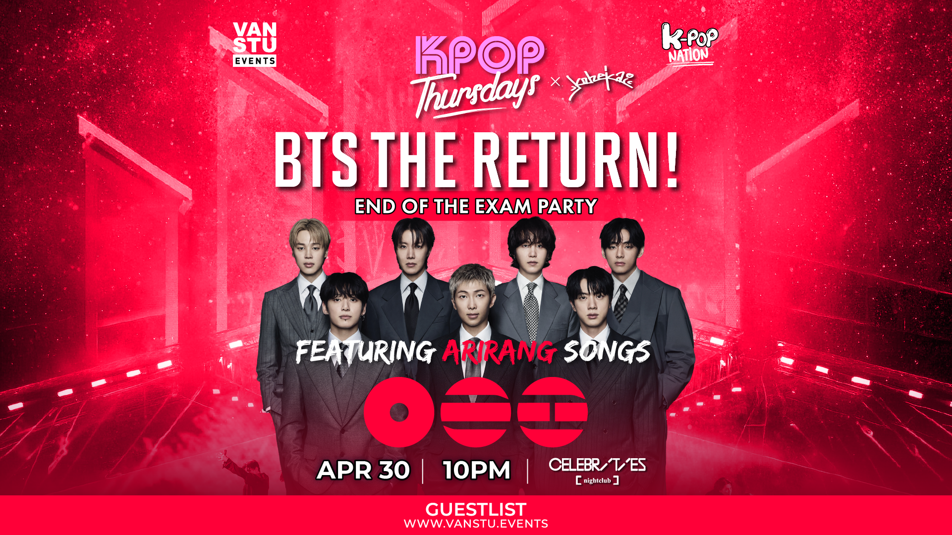 KPOP THURSDAYS pres. BTS End Of Exam Party