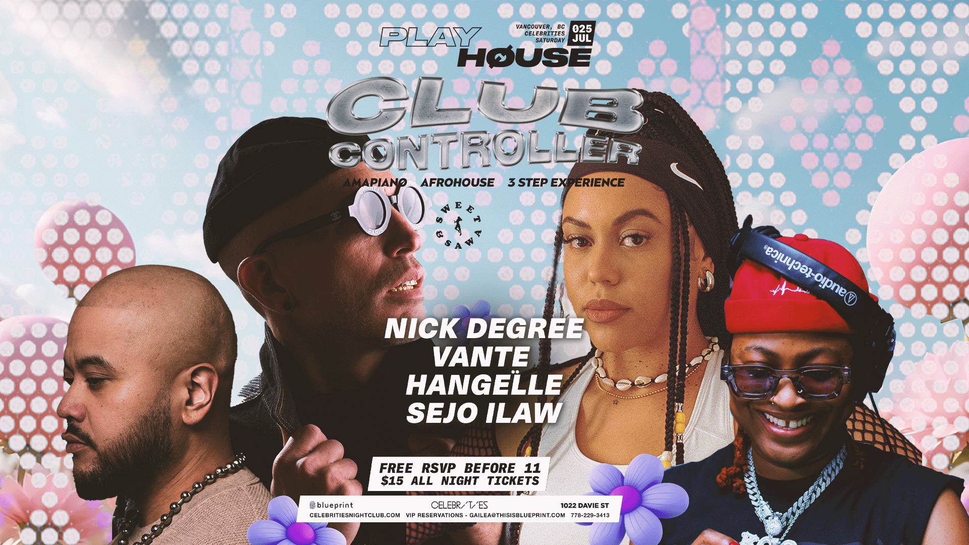 PLAYHOUSE pres. CLUB CONTROLLER w/ SWEET &amp; SAWA
