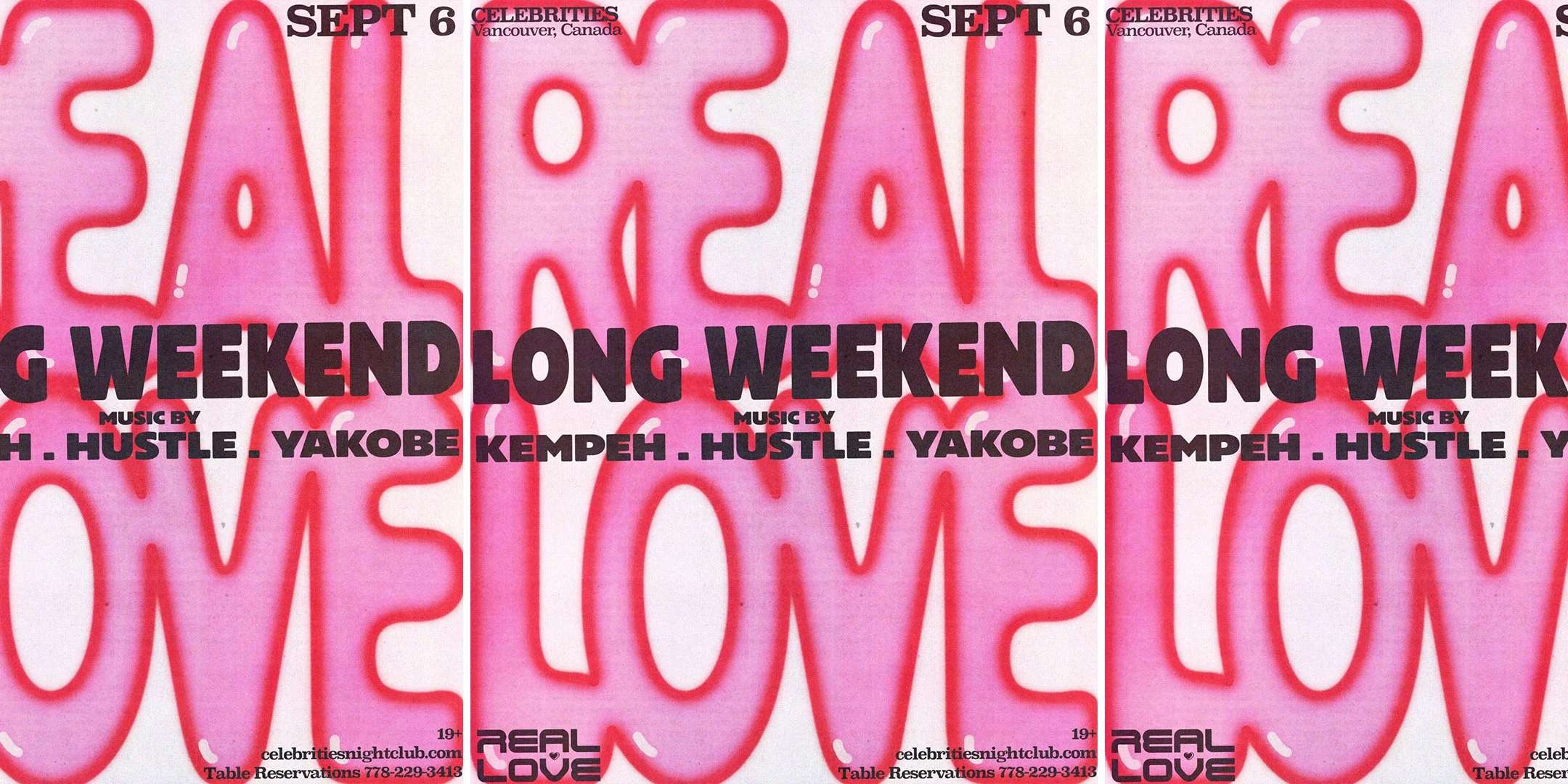 REAL LOVE LONG WEEKEND
