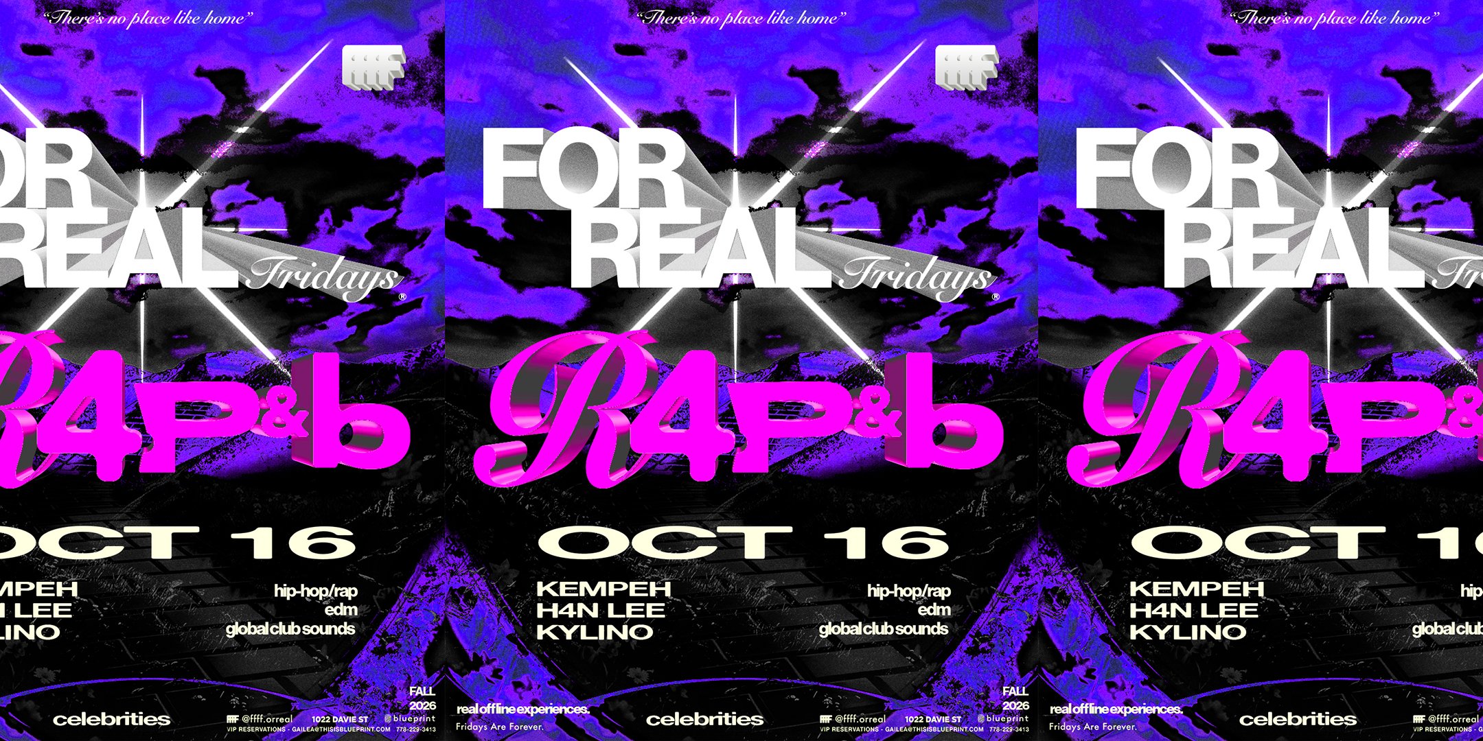 FOR REAL FRIDAYS pres - R4P&amp;b