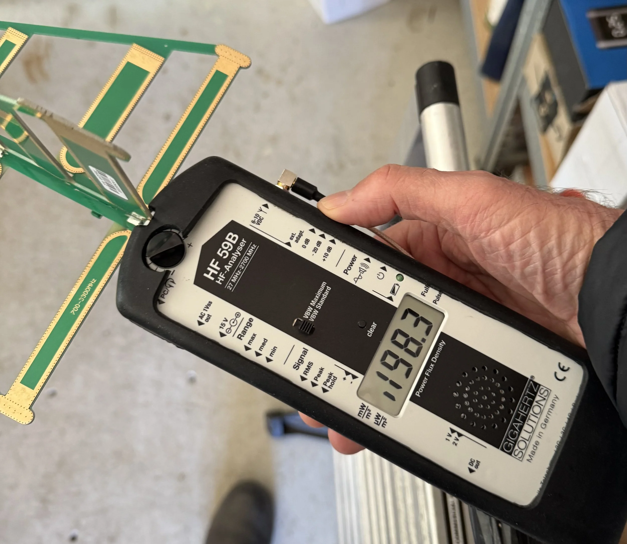 HF59B from Gigahertz for professional HF EMR measurements