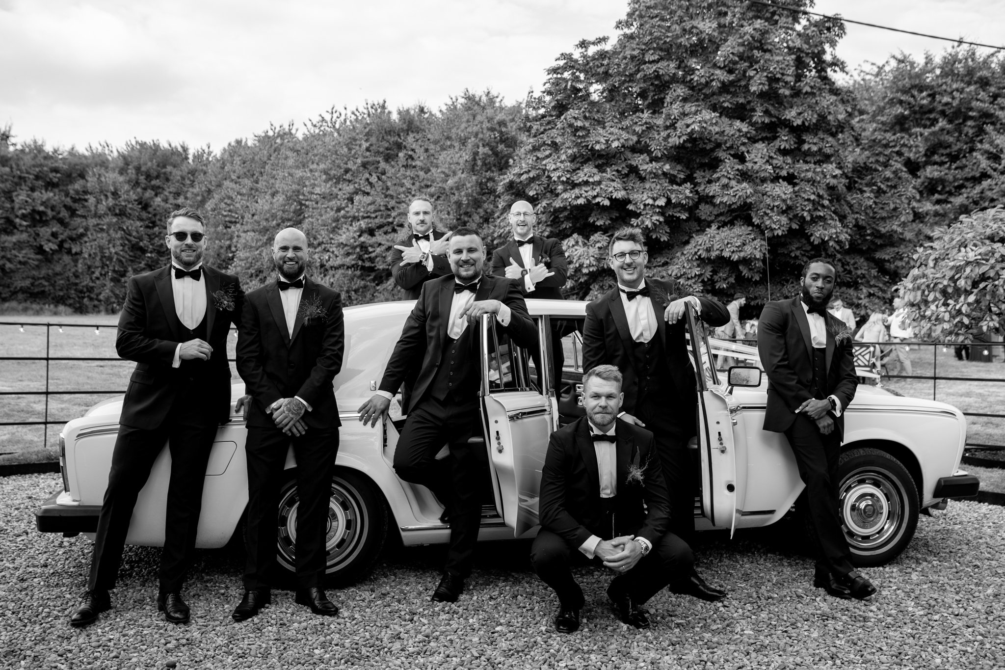 Norfolk wedding at home - Black and white natural and relaxed wedding photography by Kelly Trivedi, wedding photographer based in Norfolk.