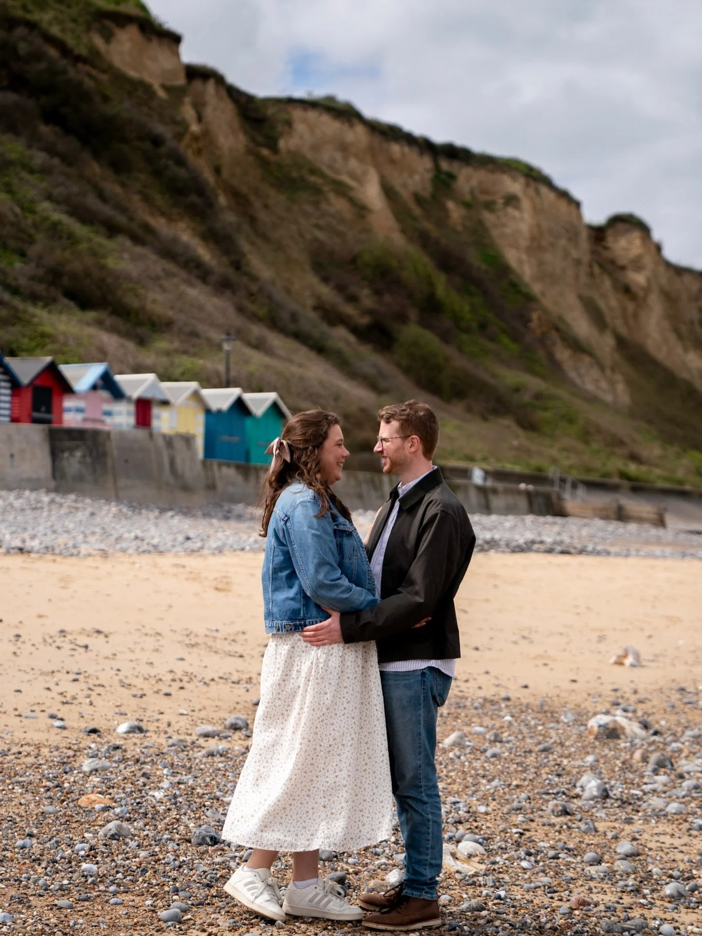 Spent a lovely afternoon in Cromer with Hannah and Tom, shooting their engagement photos. 
Such a gorgeous pair to capture - so relaxed (although they didn&rsquo;t think they would be) so in love, and we had lots of fun. (Ice cream and chips had to b