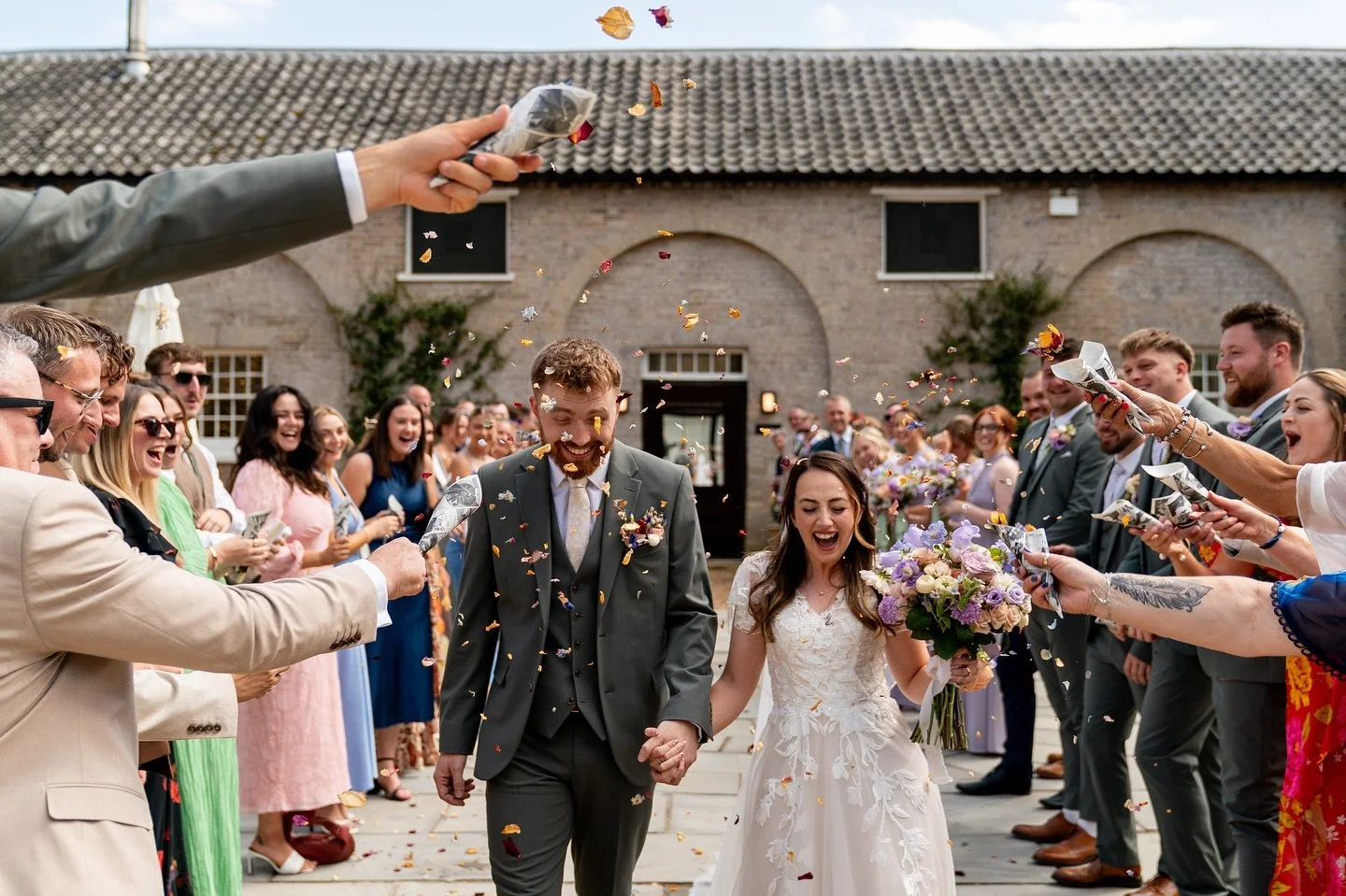 Nothing but pure joy at this wedding! 

It was our first visit to @shoteshamparkweddings and it was truly beautiful. Such a stunning setting and everyone was very well looked after. 

Michelle and Laurence enjoyed every moment - this day was such a p