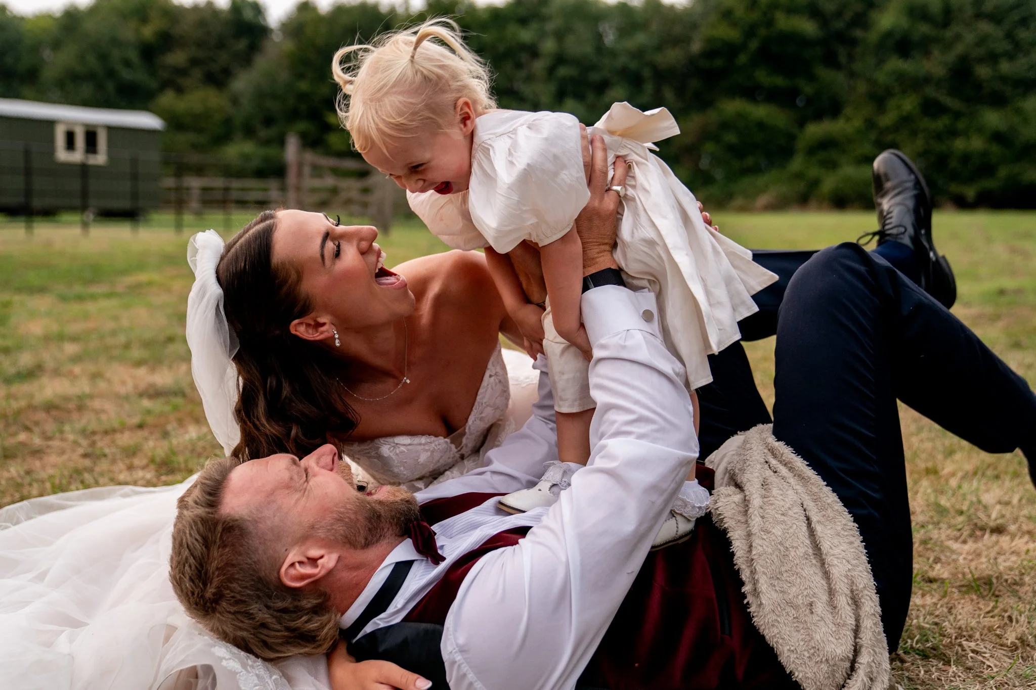 Norfolk wedding at home - Natural wedding photography by Kelly Trivedi, wedding photographer based in Norfolk.