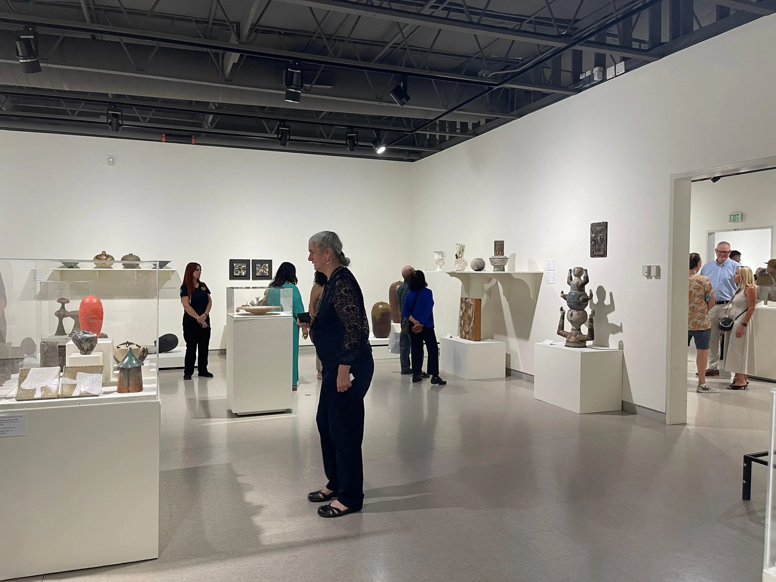 The show is now open! One of my &lsquo;flourish&rsquo; vases is in extraordinary company as part of 
HERALDING, Sixty-Five Plus Artists from the Collection of Forrest L. Merrill: A HandWork 2026 exhibition.
On show at the @fresnoartmuseum until Janua