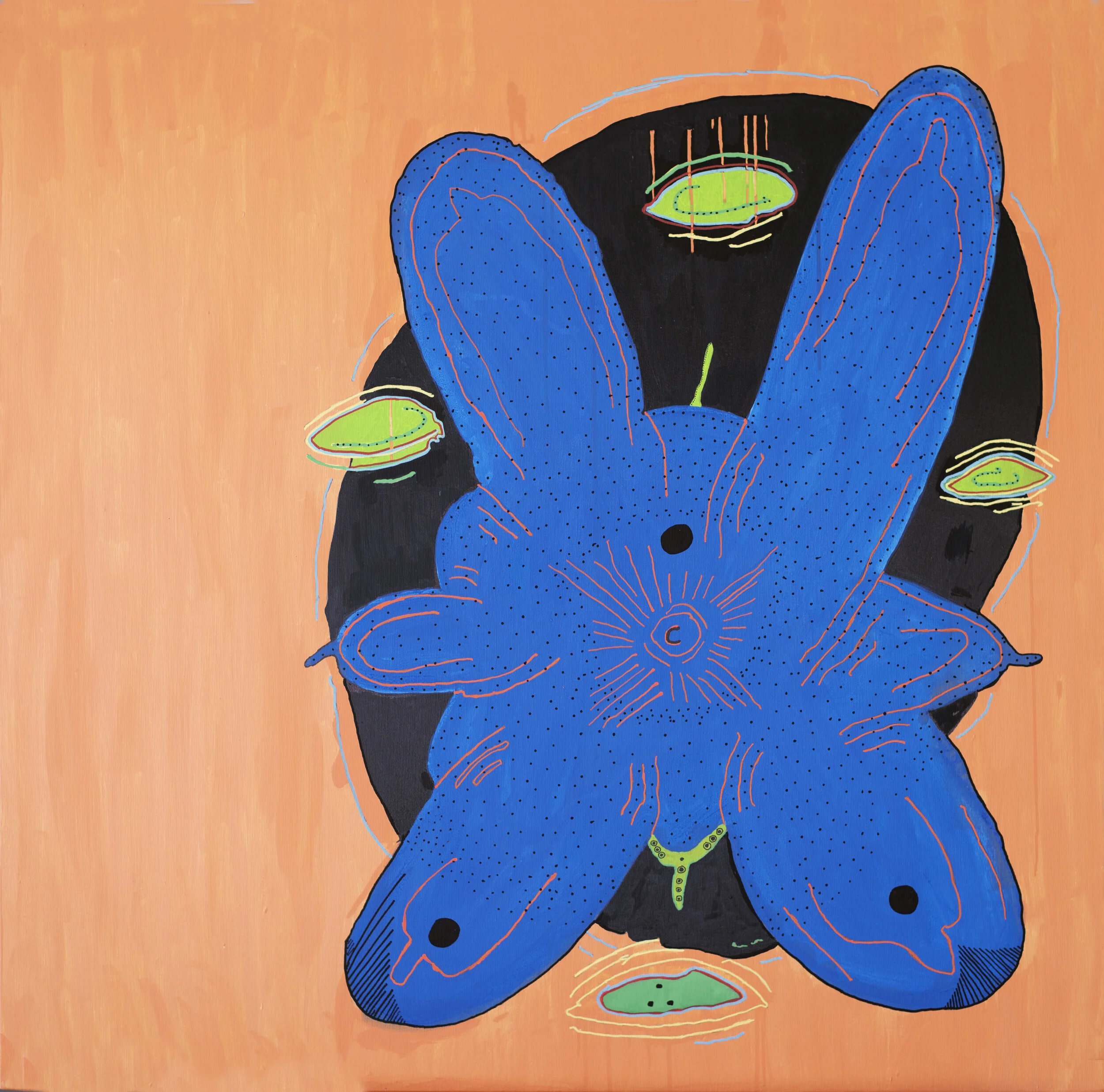 Expansion
acrylic on canvas
37.4 x 37 inches
95 x 94 cm
2021
© Jonatan Kummel
