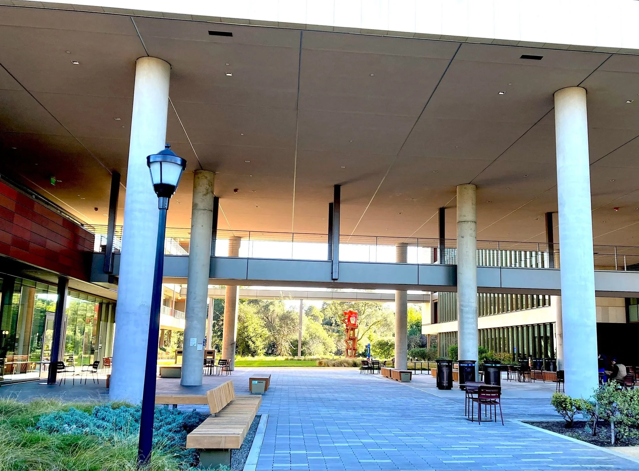 "Chaos Kosmos" 2025, 900 cm (H), Stanford University, Cantor Arts Center collection, Palo Alto, CA, permanent installation.