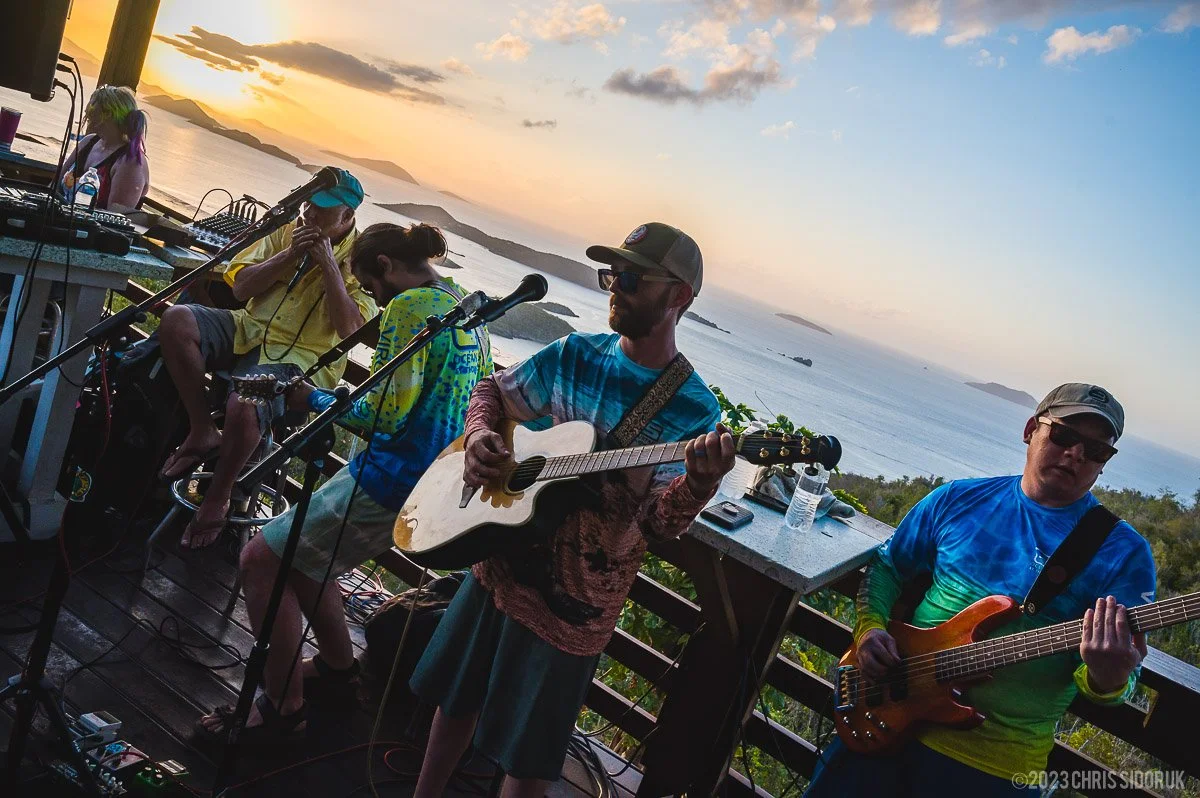 Creamery Station performing at the Windmill Bar - St. John, USVI