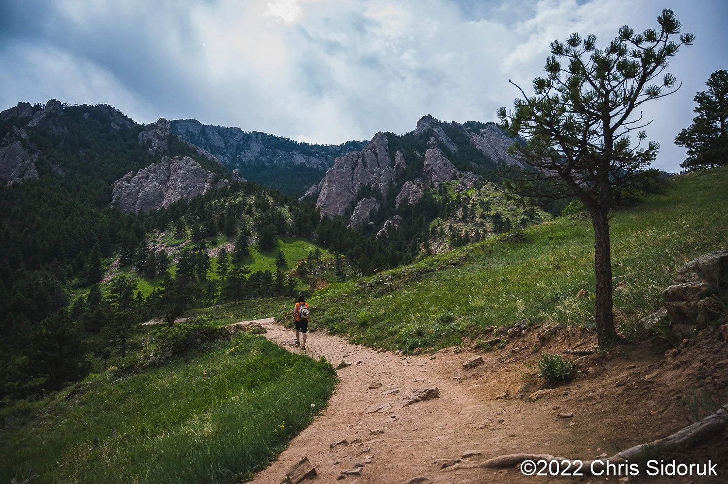 Hiking in Boulder, Colorado.