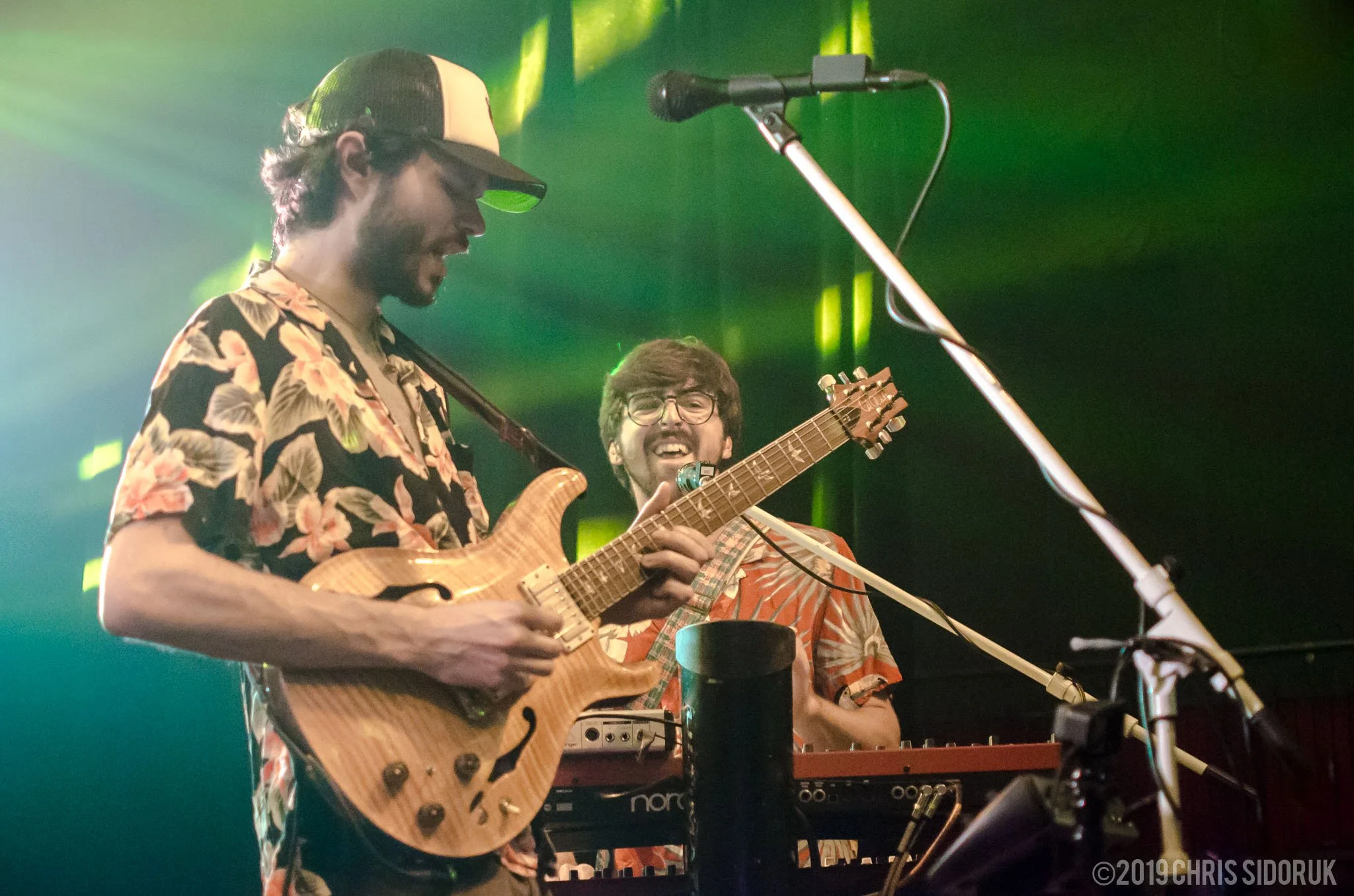 Intimate live music performance by Goose at The Acoustic, Bridgeport, CT, April 20, 2019.