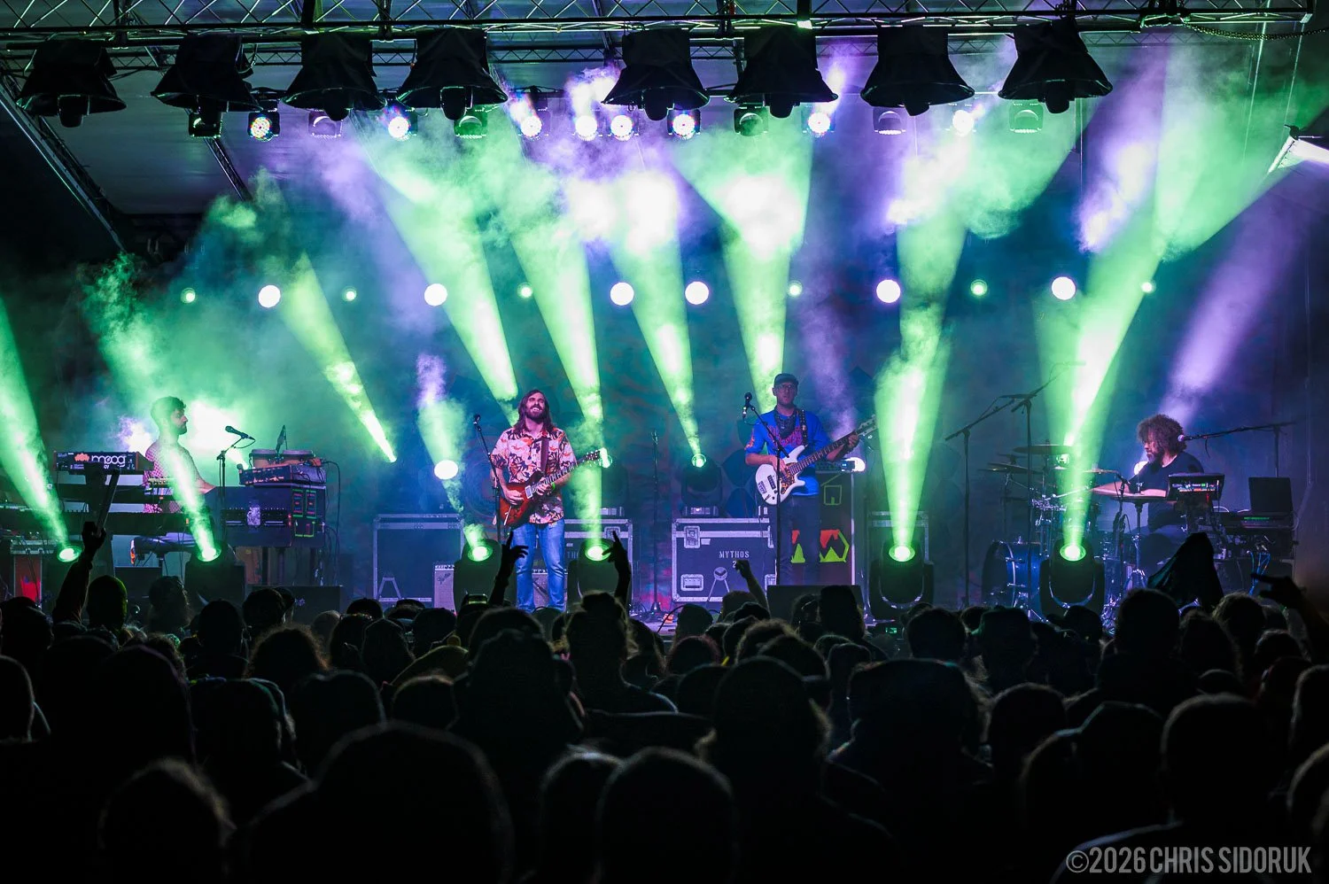 Dopapod performing live at Wormtown Music Festival on 09/14/2024.