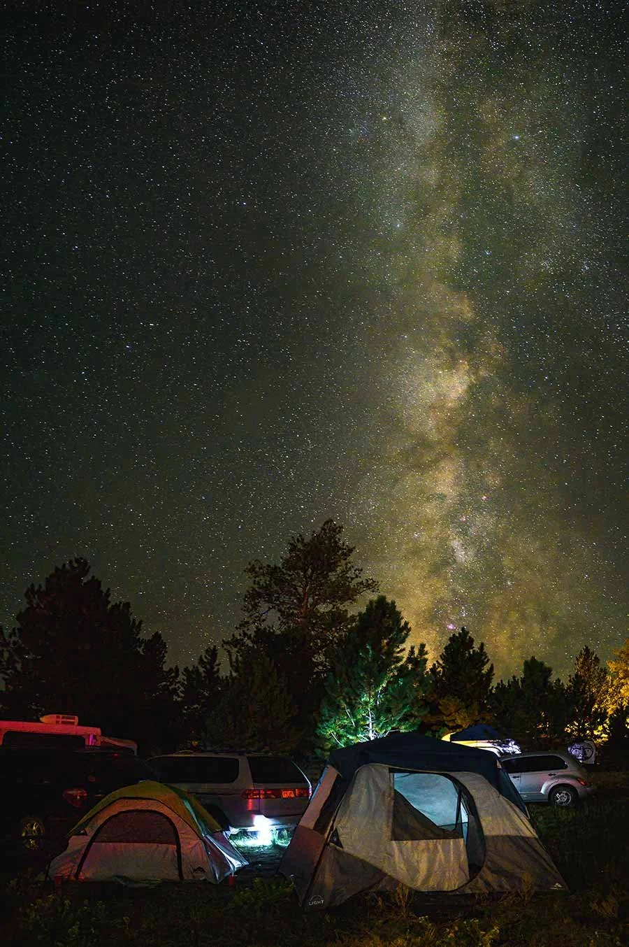 The milkyway in Colorado while camping.